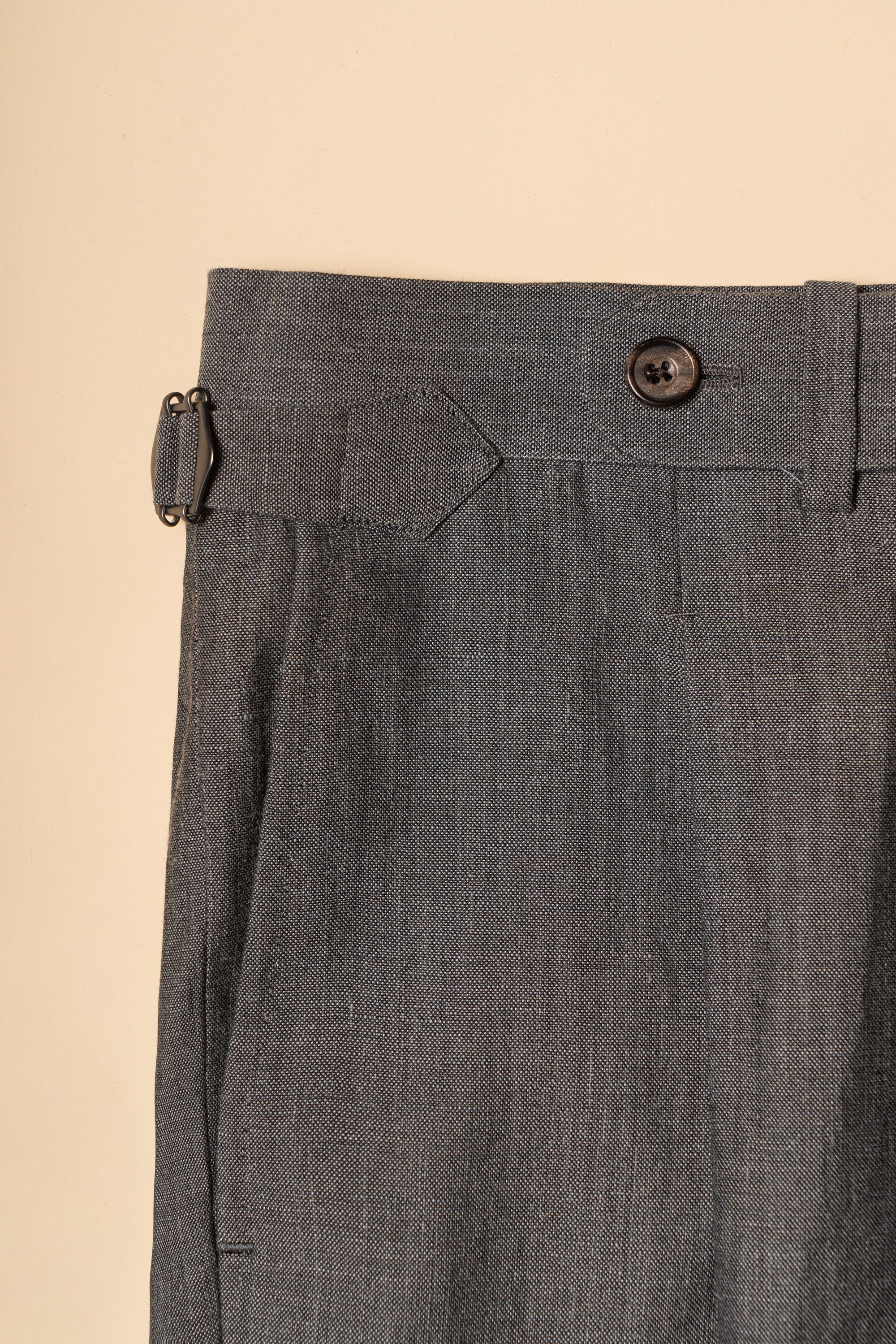 MTO Shark Grey Wool Linen Silk Suit