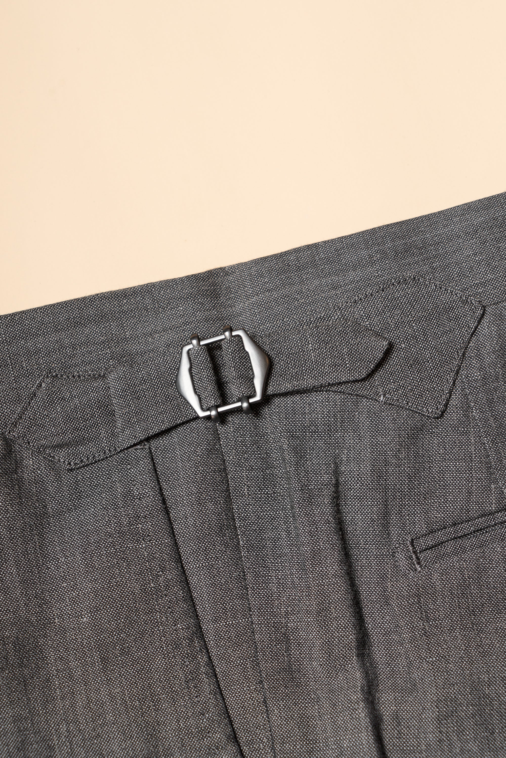 MTO Shark Grey Wool Linen Silk Suit