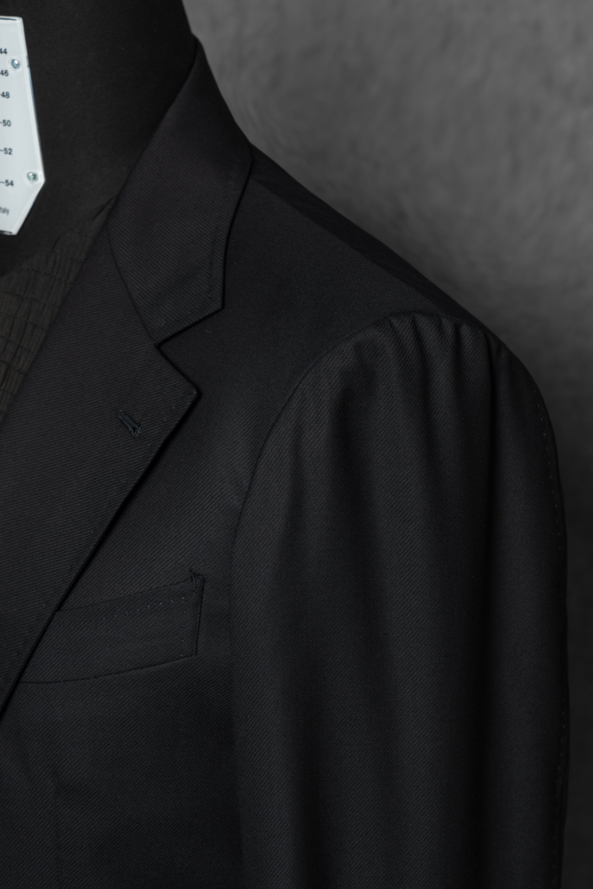 Navy Wool Silk Cashmere Blending Blazer #48