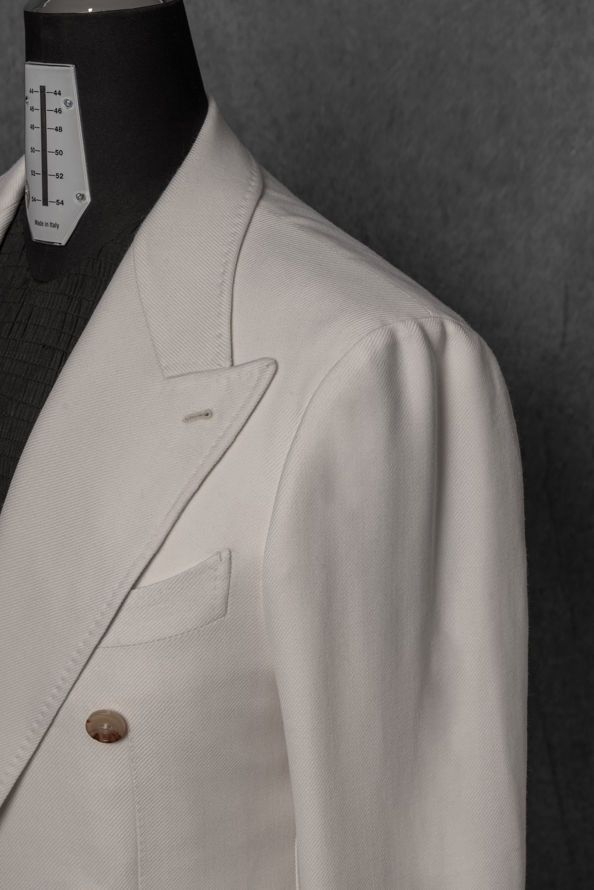 MTO Beige Double Breasted Twill Suit #20