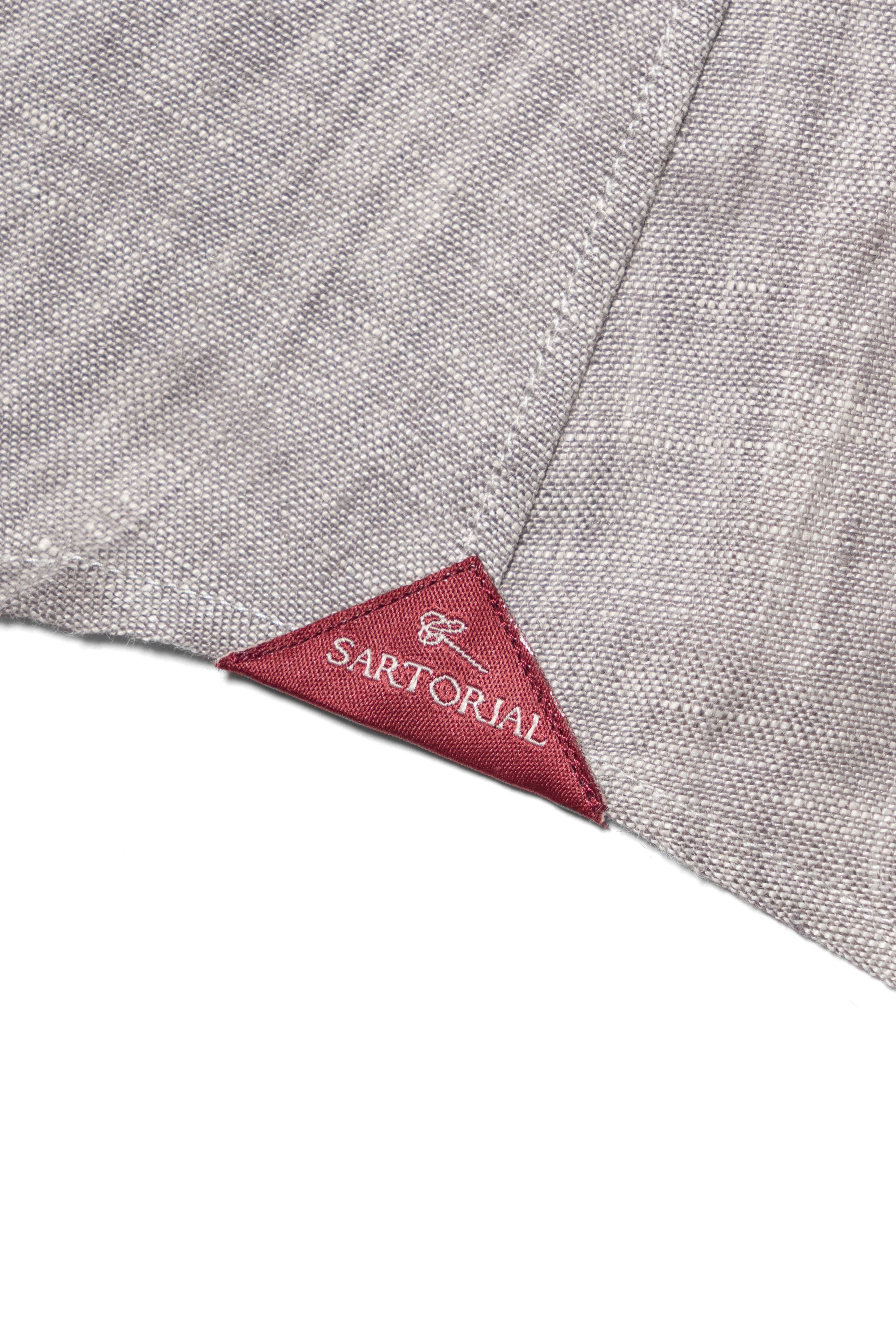 Pale Grey / Green Linen Shirt #XS10 #XS13