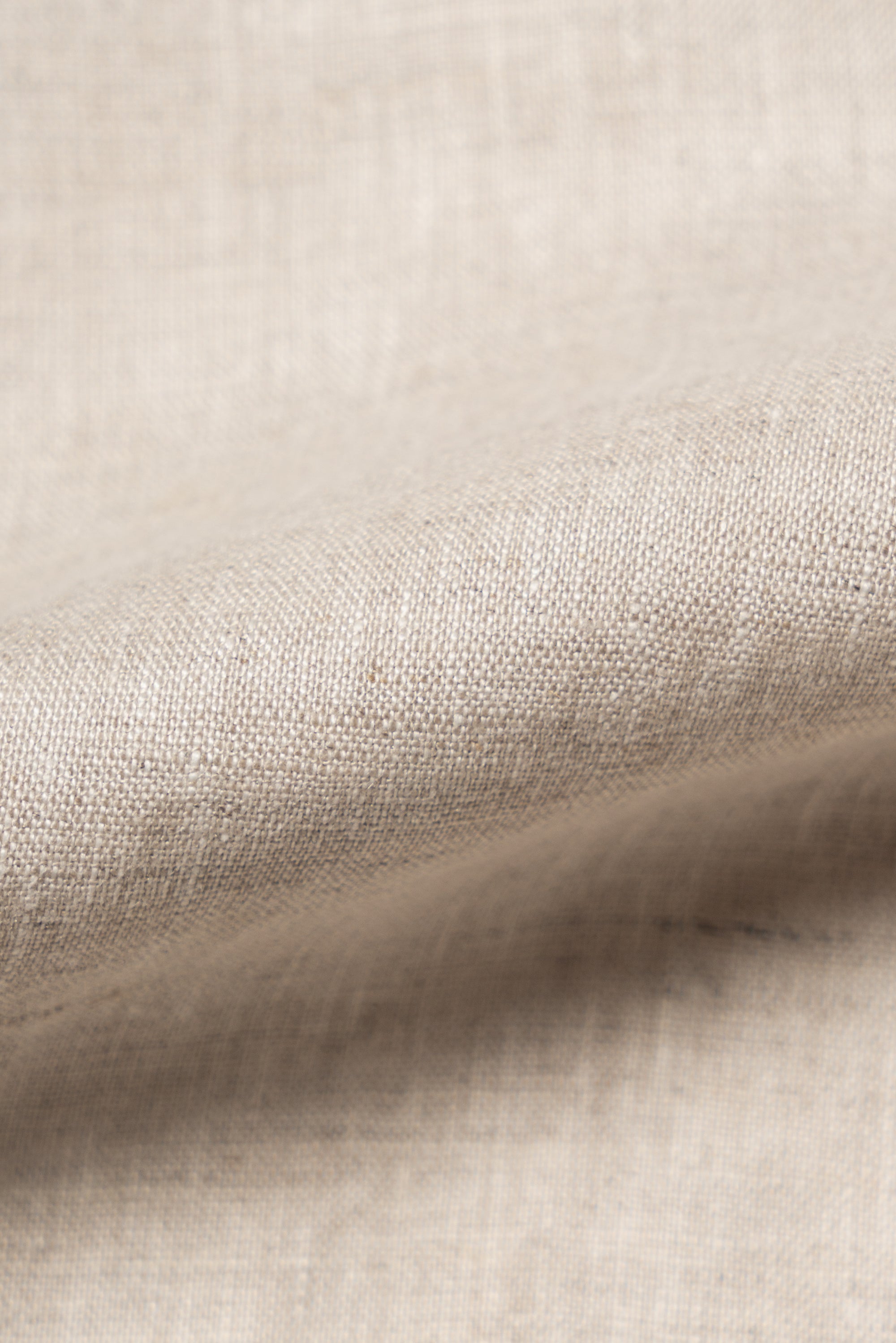Natural / Tangerine Linen Shirt #XS11 #XS16
