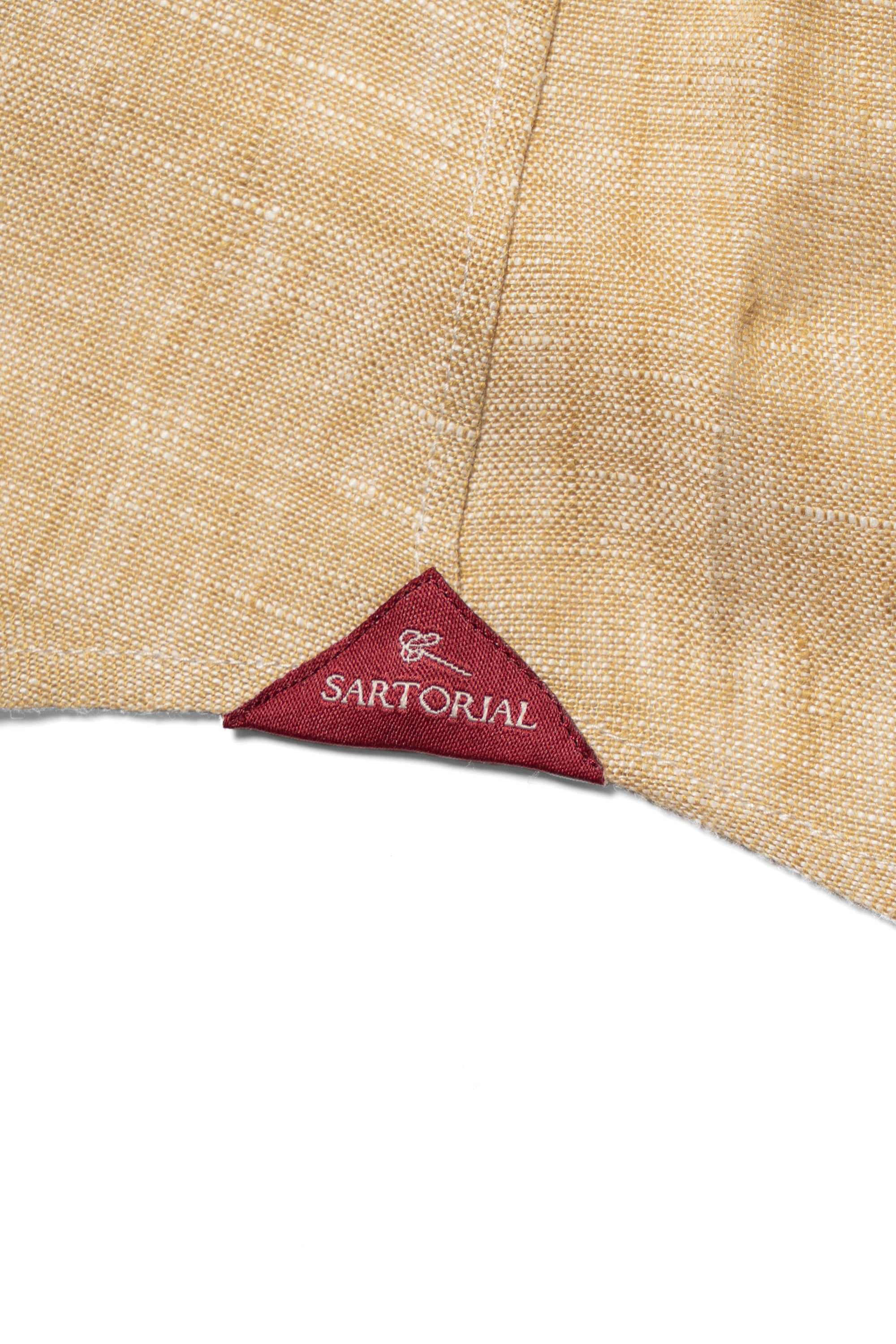 Chalky Pink / Florence Yellow Linen Shirt #XS8 #XS12