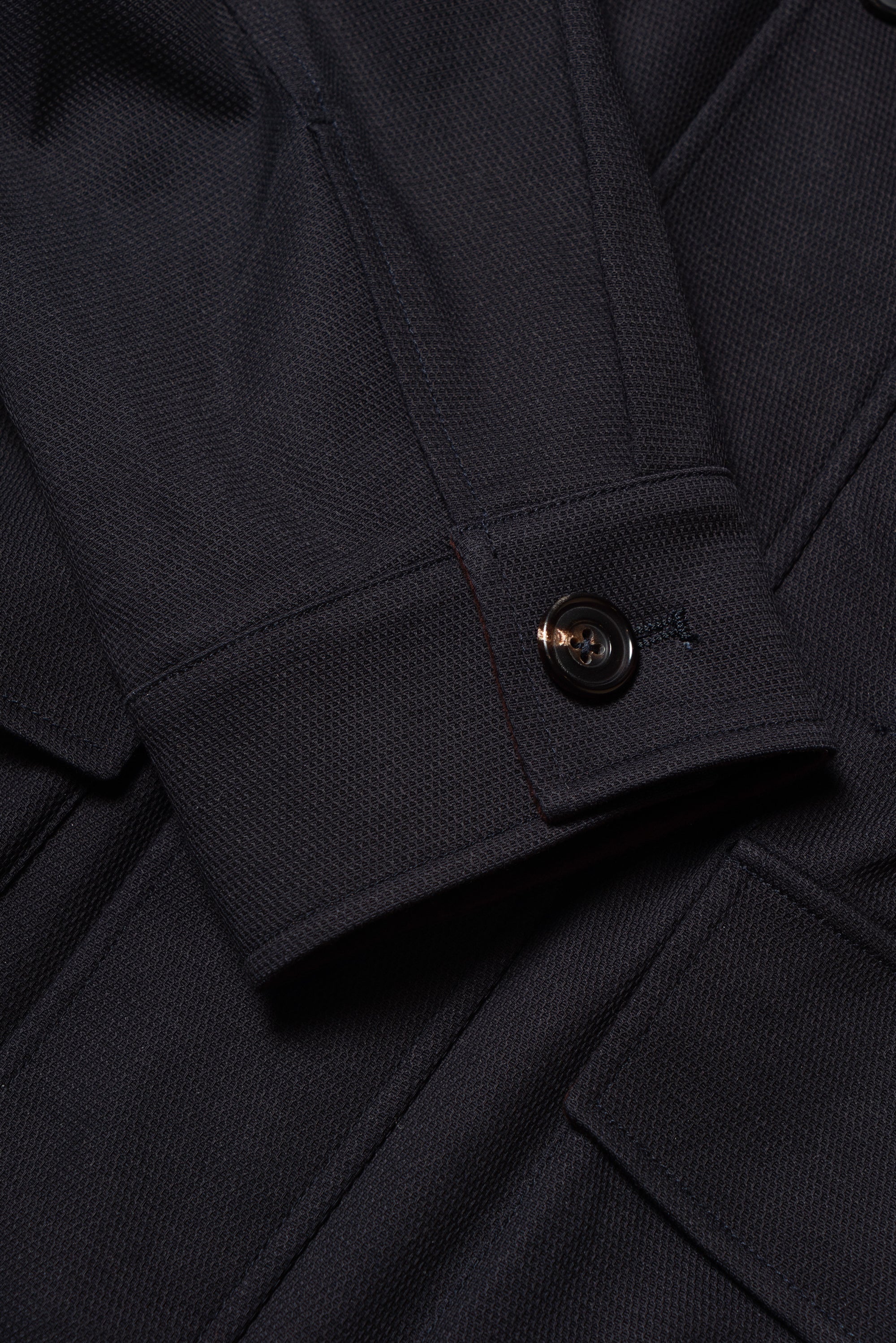 Navy Cotton Blending Charles Jacket #246