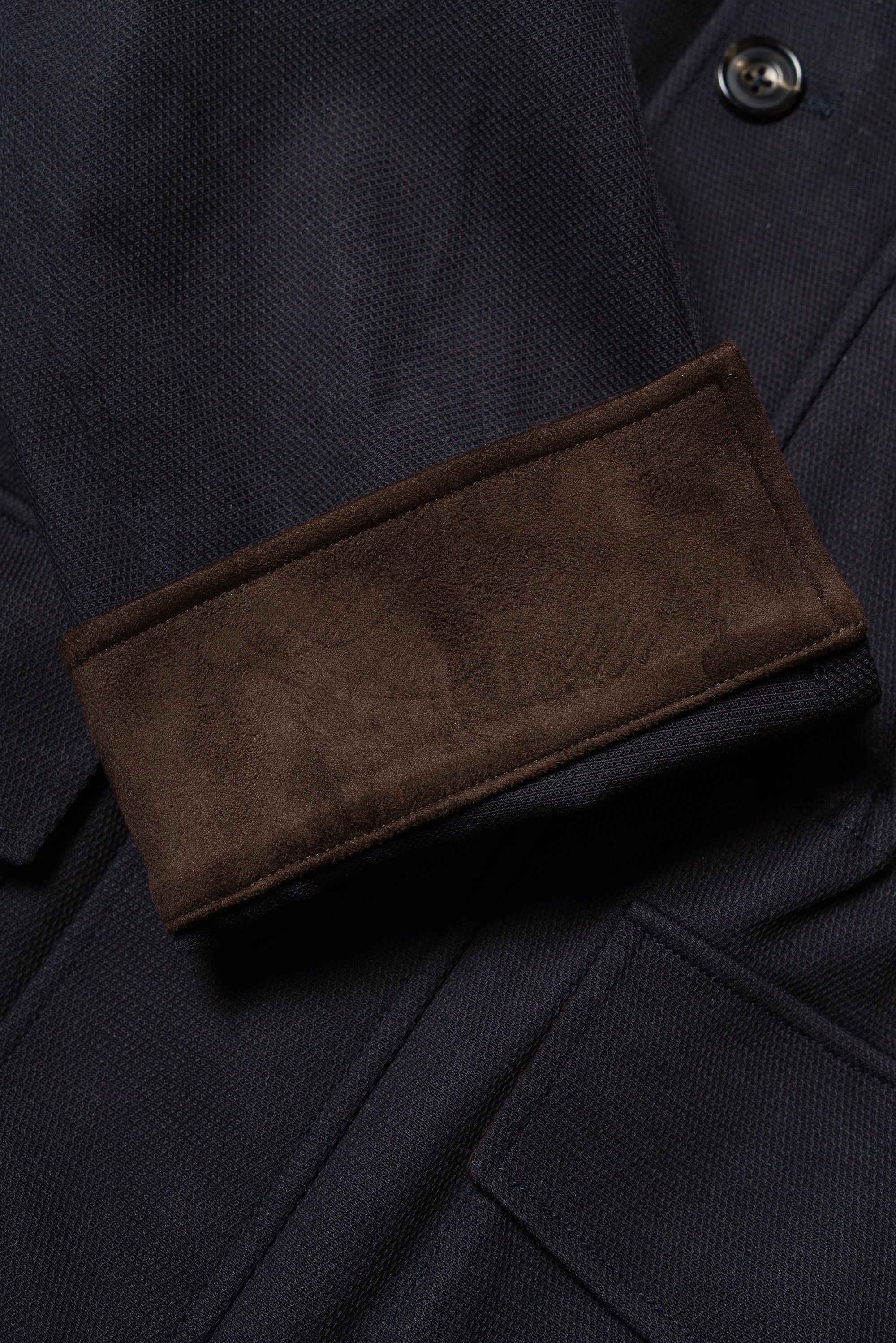 Navy Cotton Blending Charles Jacket #246