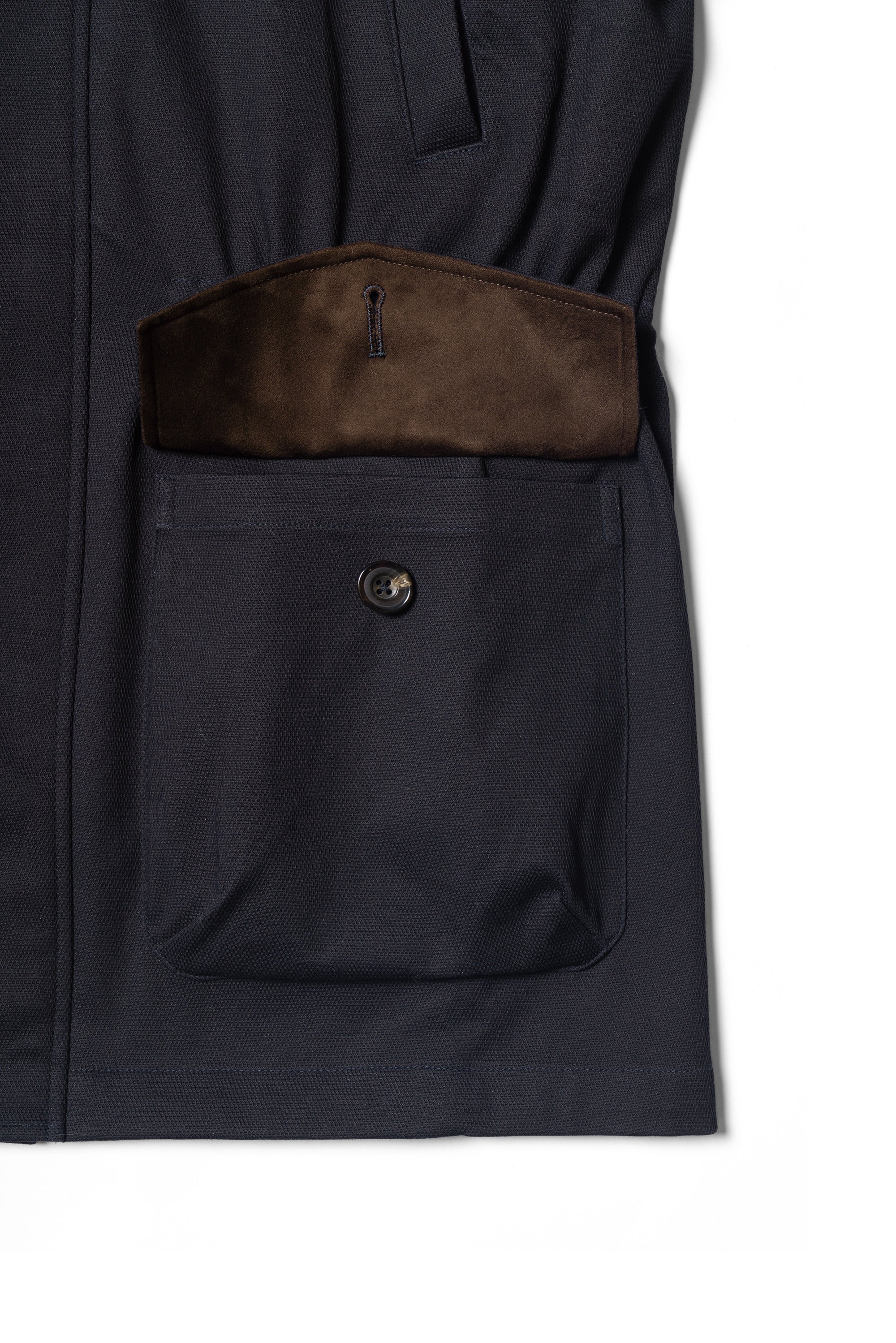 Navy Cotton Blending Charles Jacket #246