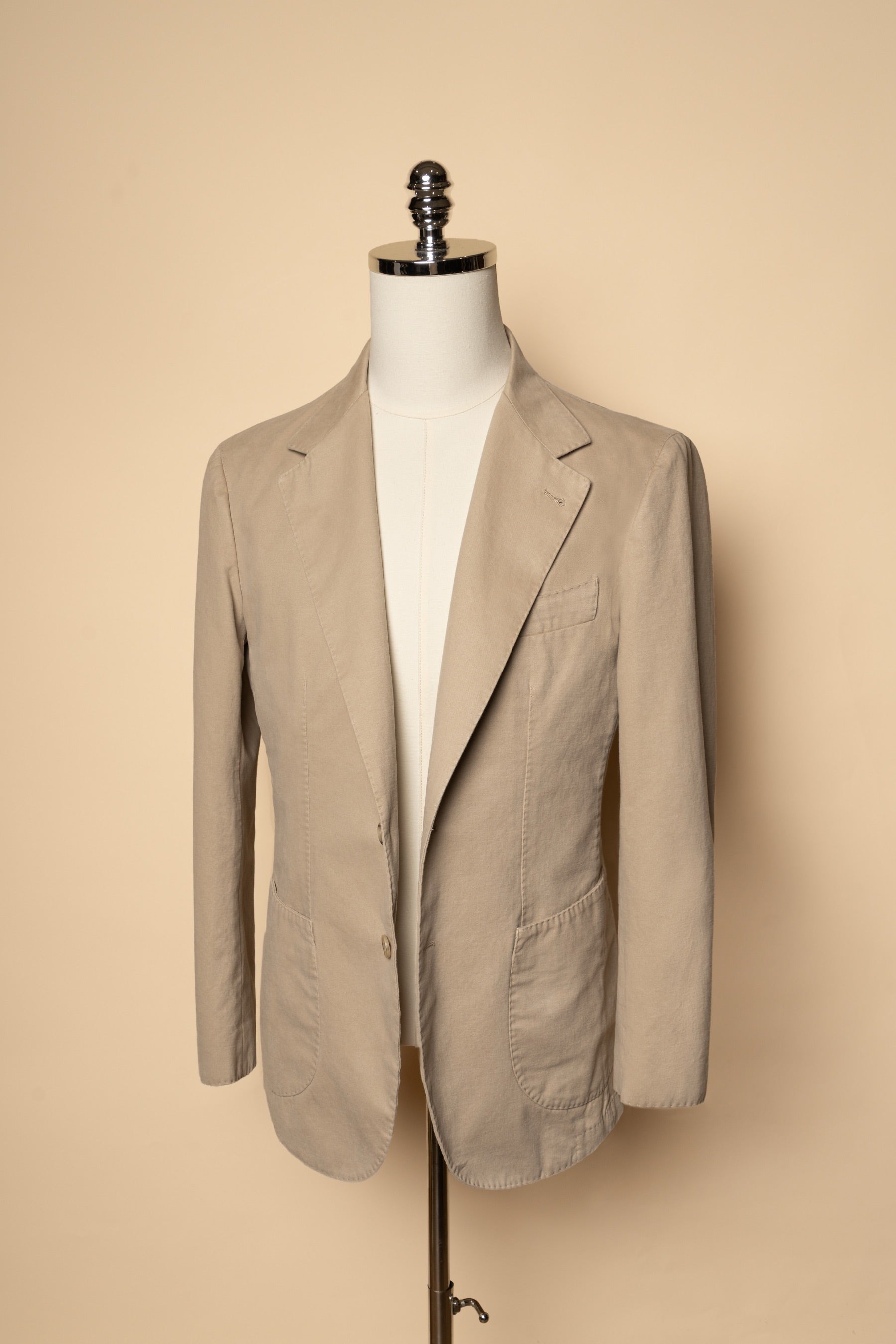 "Master Wash" Washed Cotton Unstructured Suit