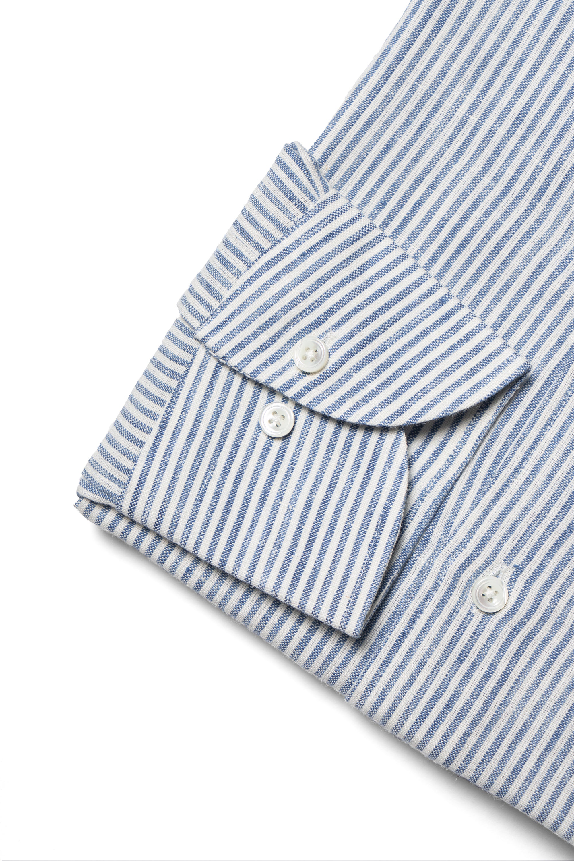 Burgundy Stripe / Blue Stripe Linen Shirt #XSDH25 #XSDH26