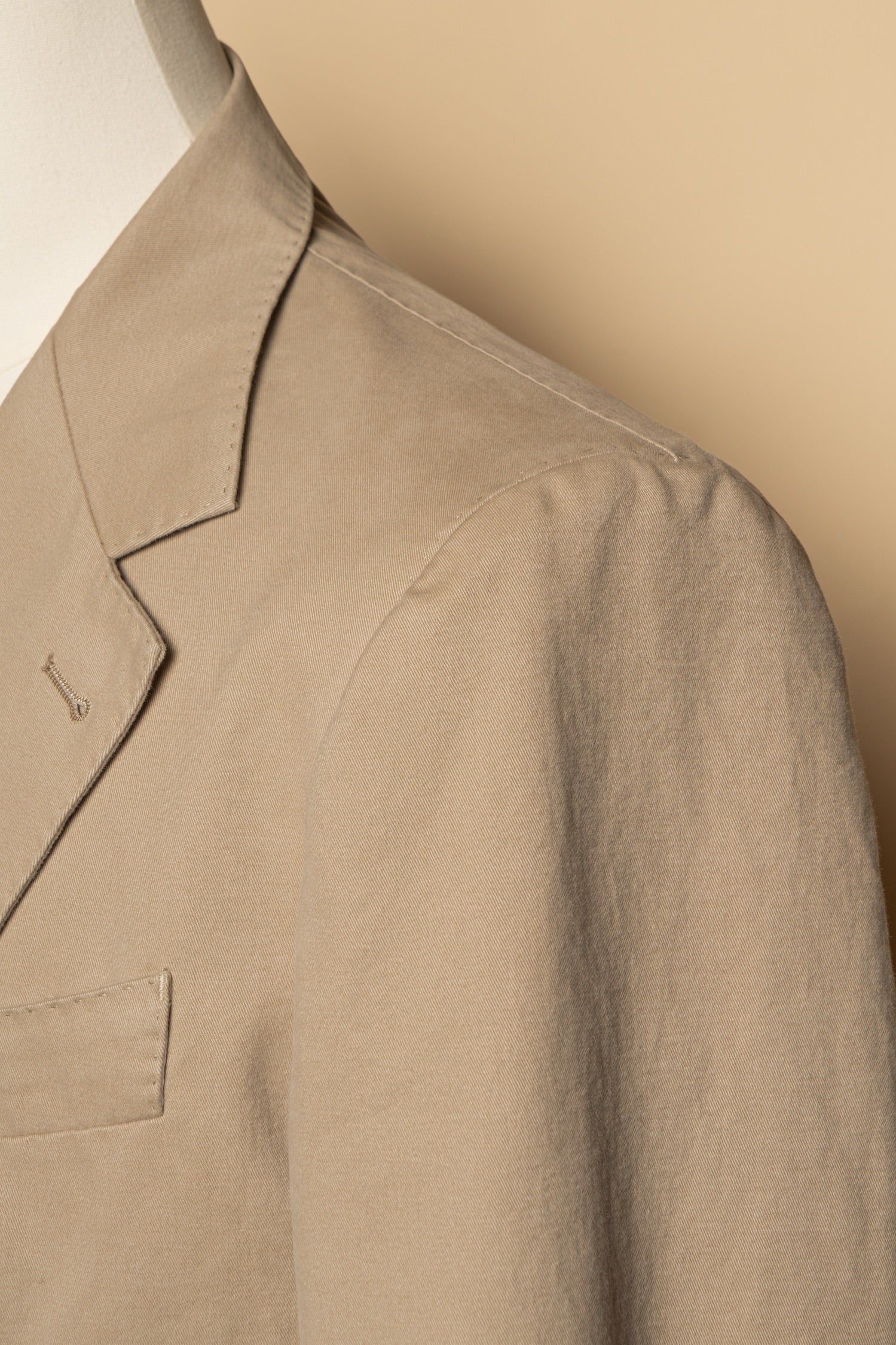 "Master Wash" Washed Cotton Unstructured Suit