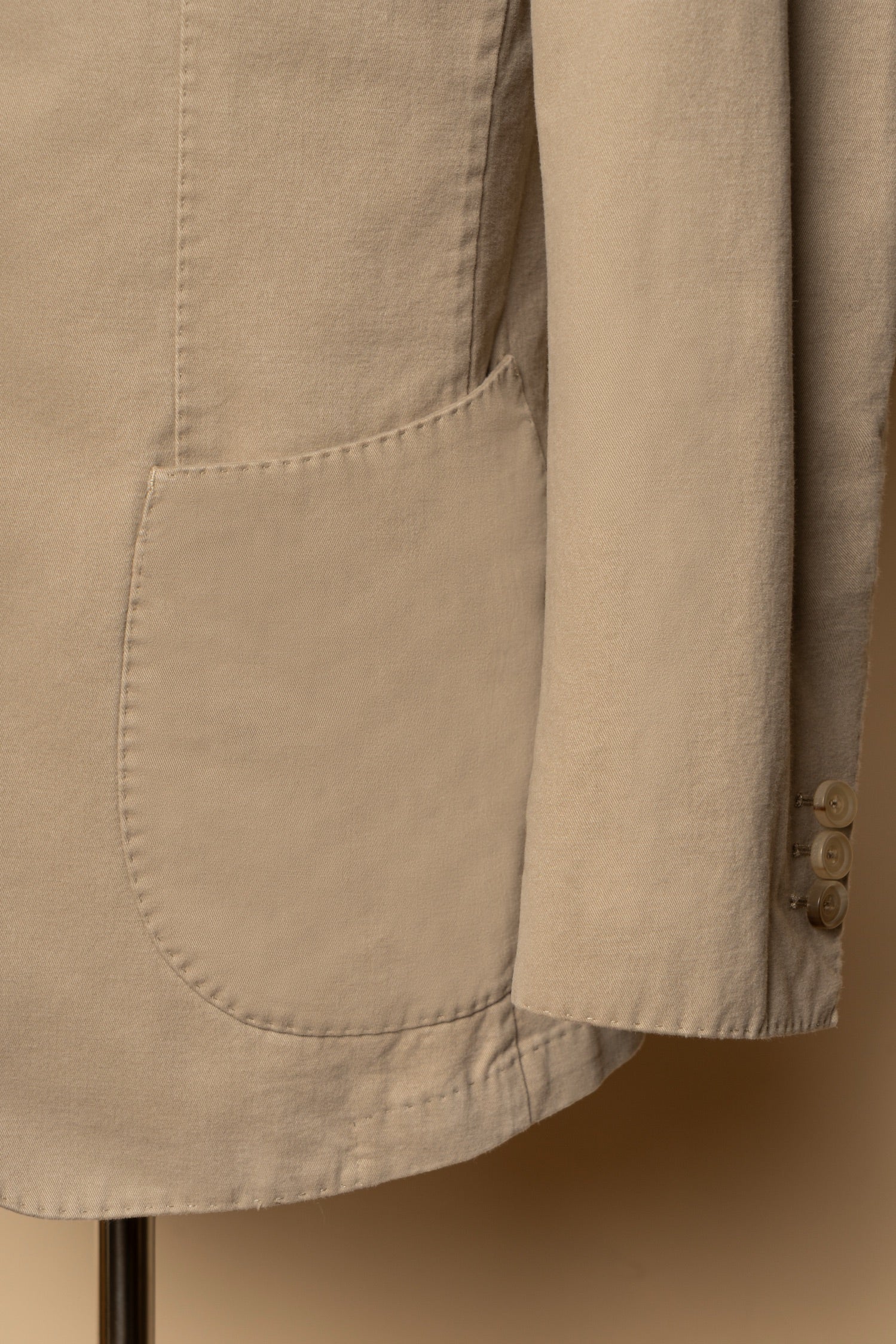 "Master Wash" Washed Cotton Unstructured Suit