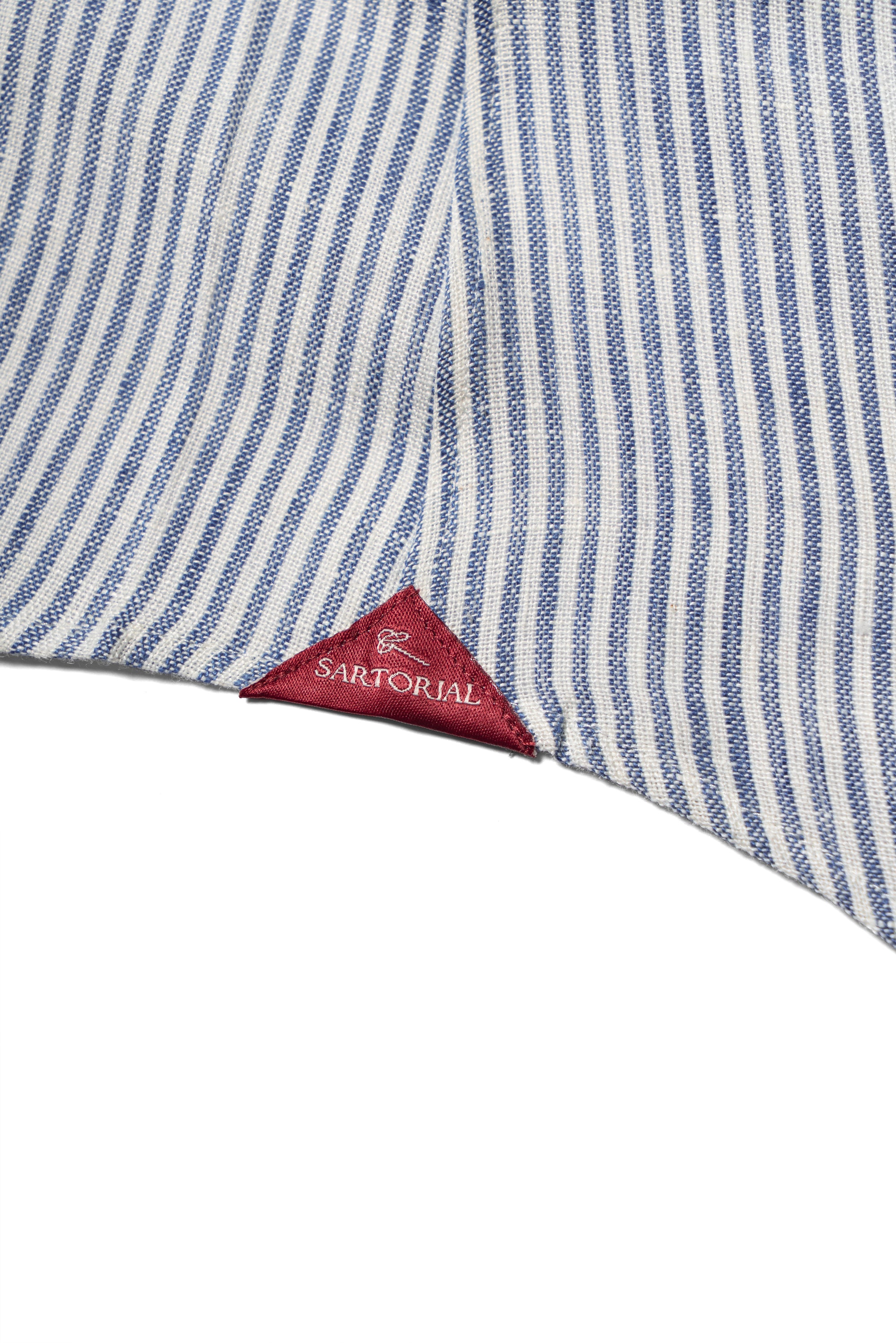 Burgundy Stripe / Blue Stripe Linen Shirt #XSDH25 #XSDH26
