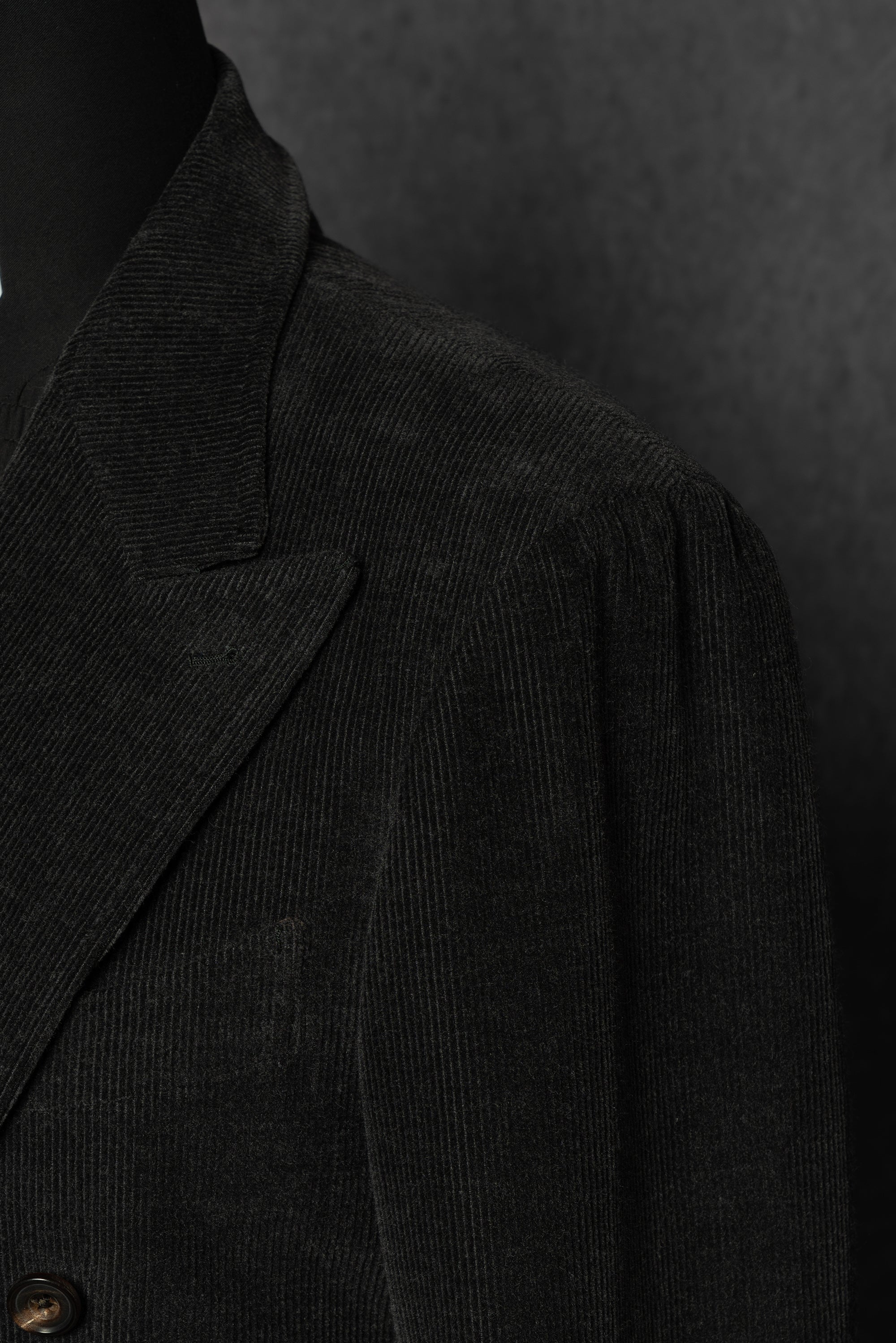 MTO Charcoal Corduroy Suit #60