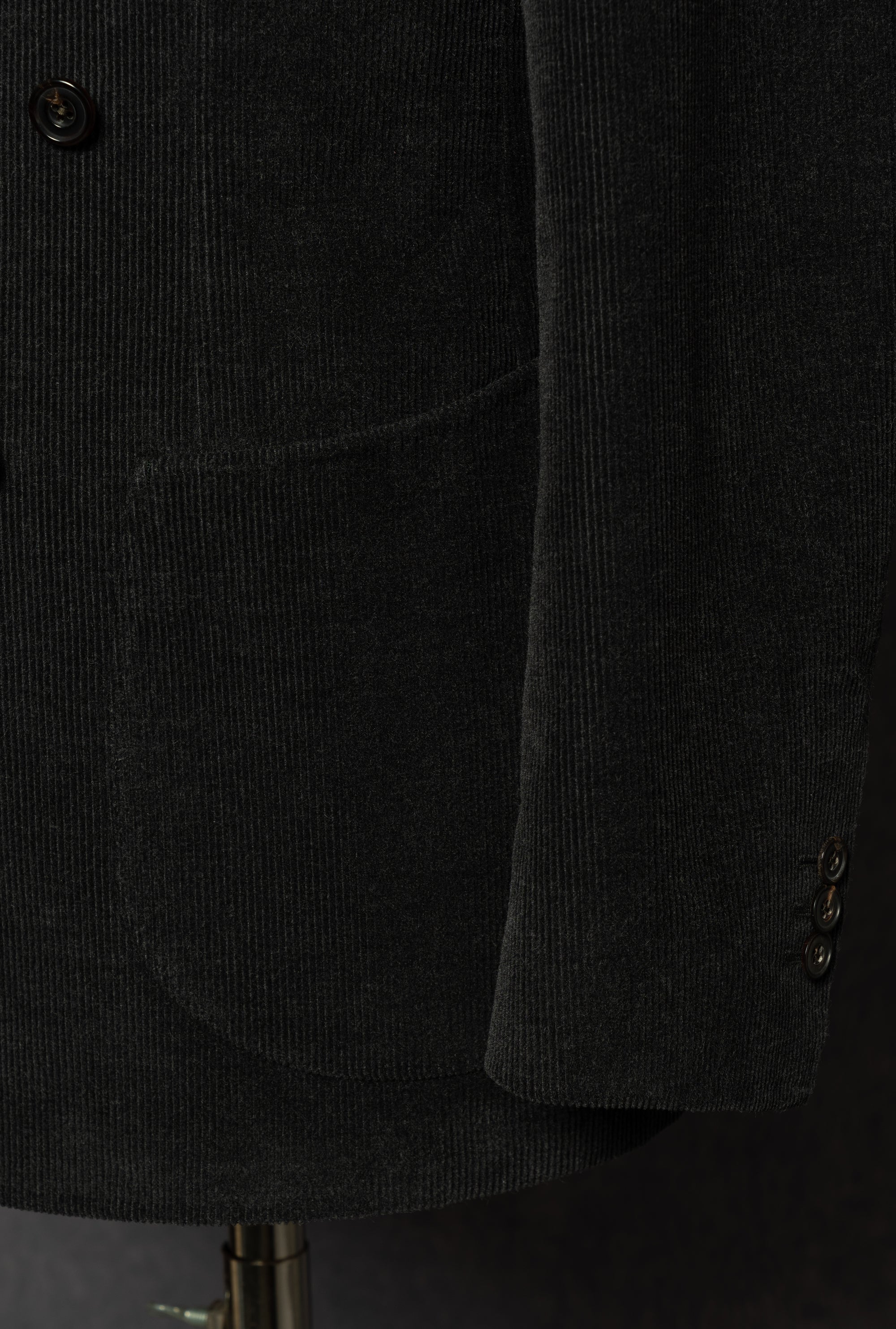MTO Charcoal Corduroy Suit #60