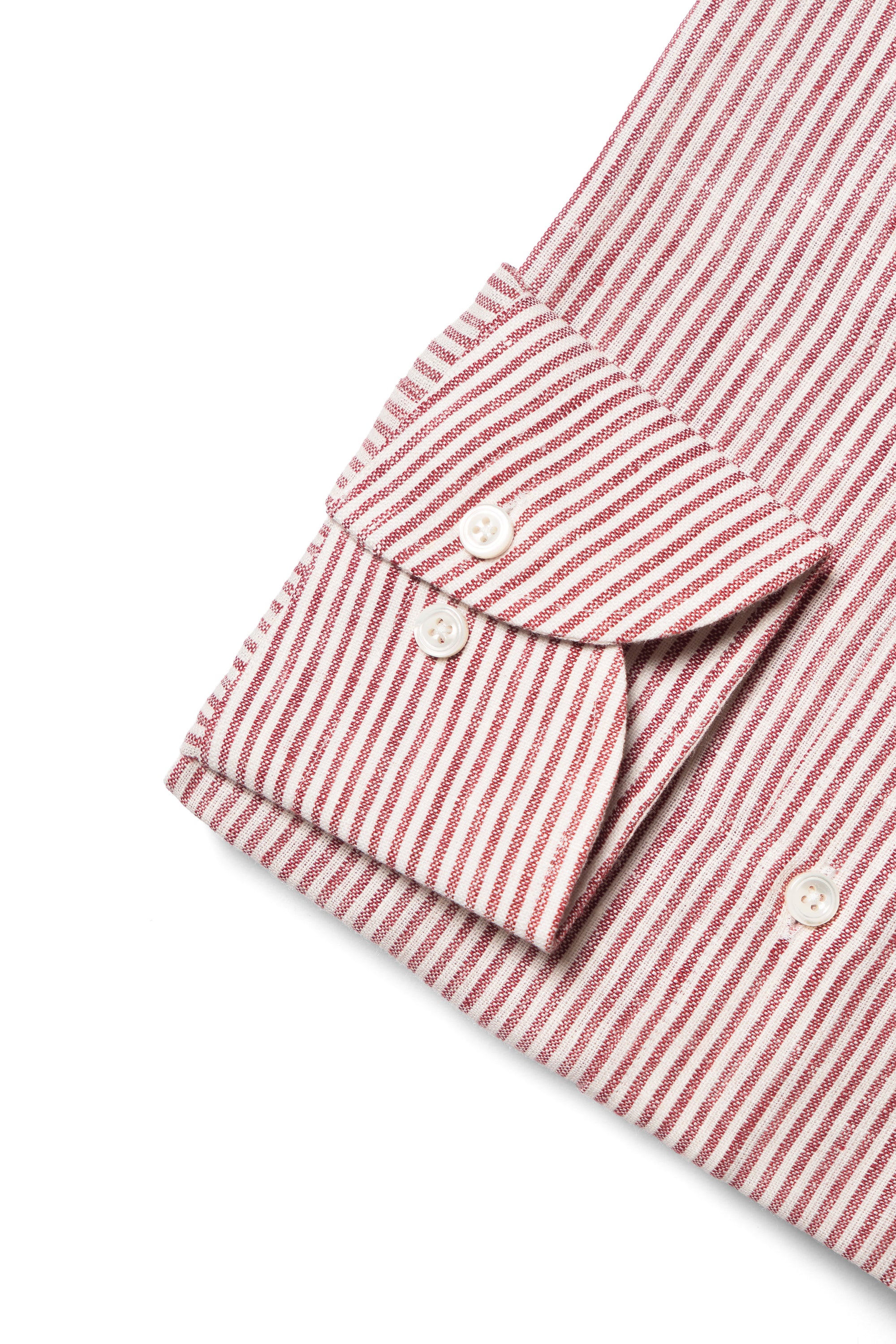 Burgundy Stripe / Blue Stripe Linen Shirt #XSDH25 #XSDH26