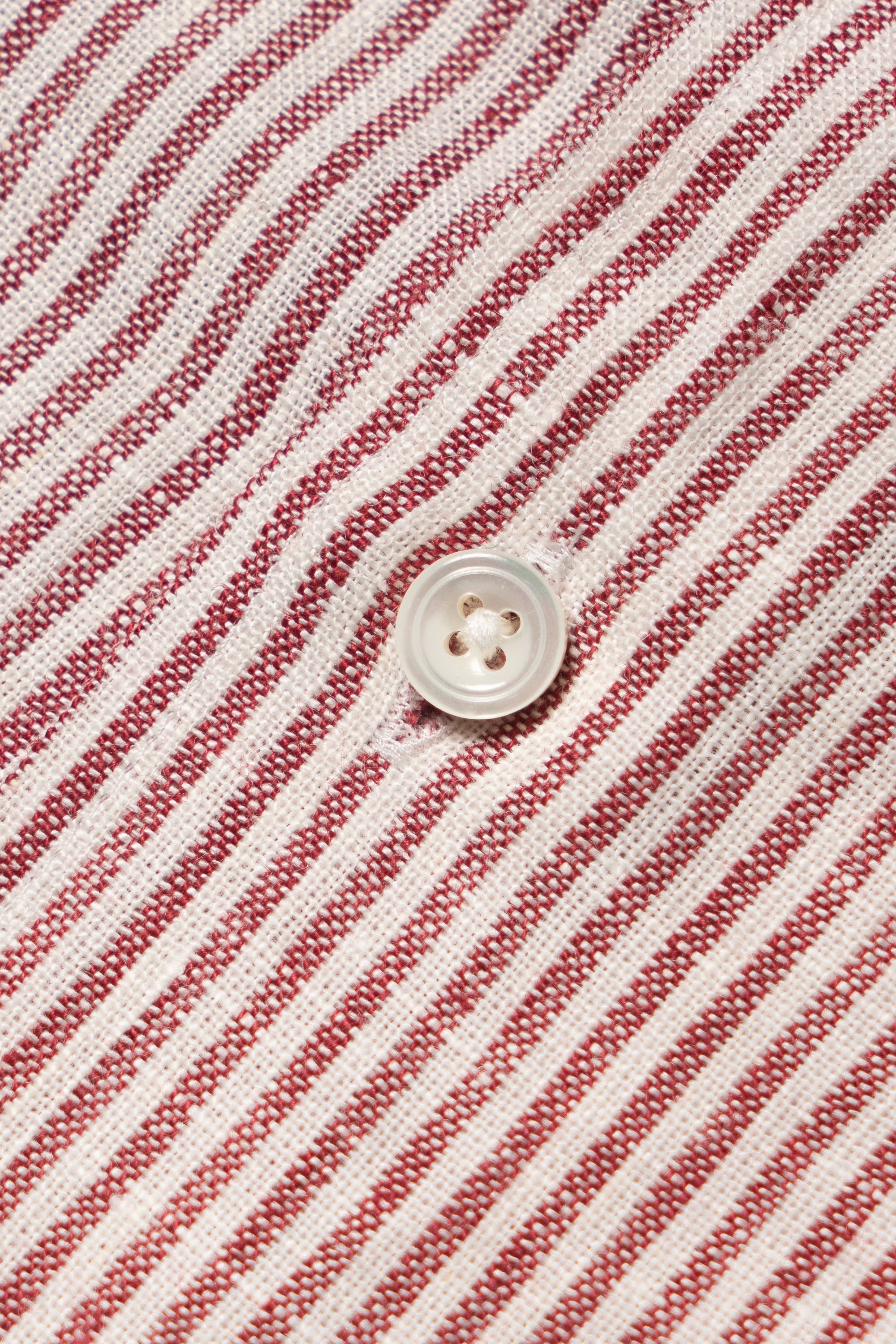 Burgundy Stripe / Blue Stripe Linen Shirt #XSDH25 #XSDH26