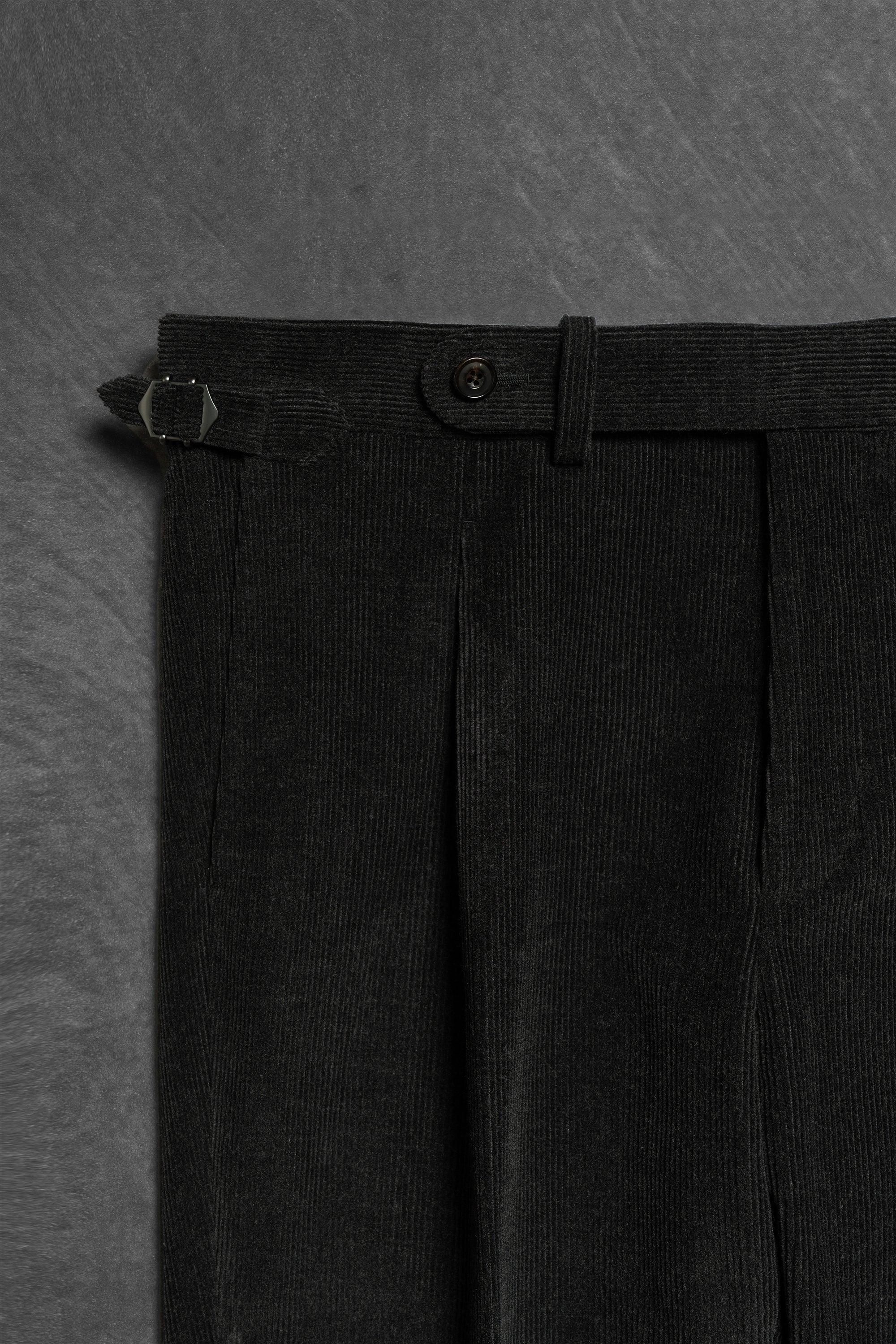 MTO Charcoal Corduroy Suit #60