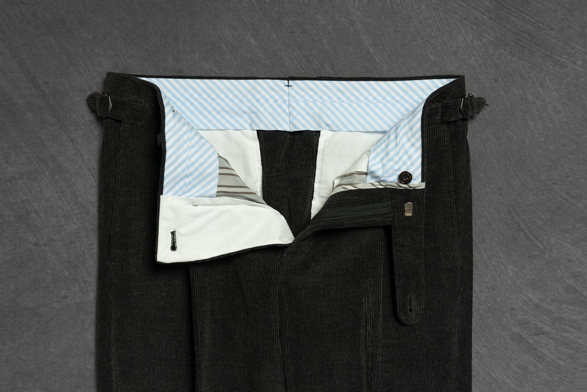 MTO Charcoal Corduroy Suit #60
