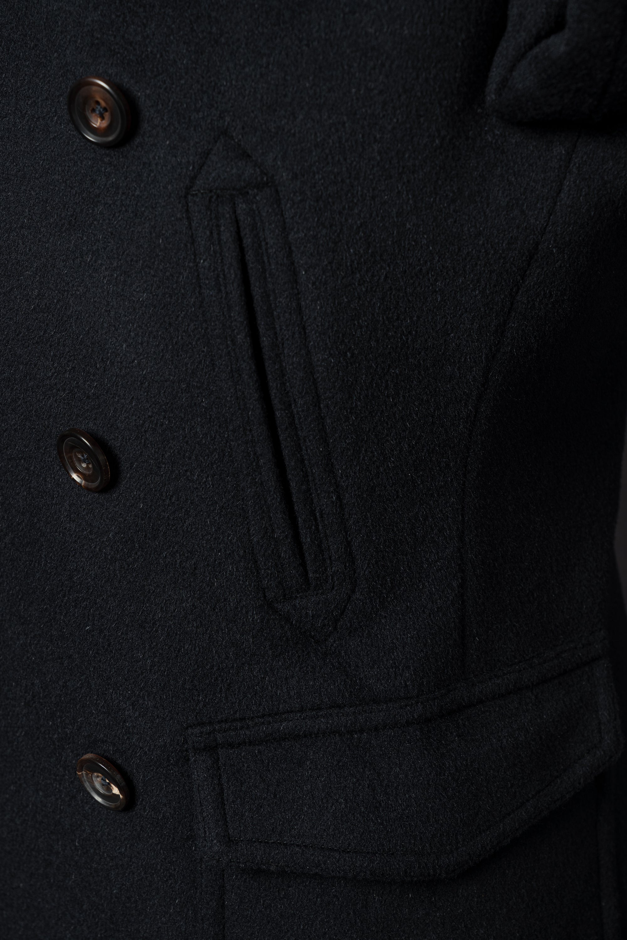 MTO Navy Wool Peacoat