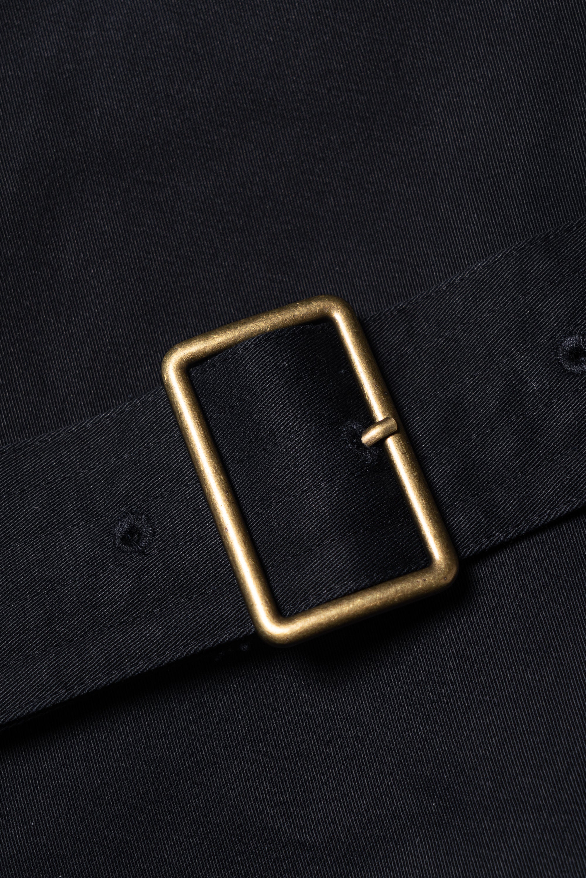 Navy Gabardine Trench Coat #158