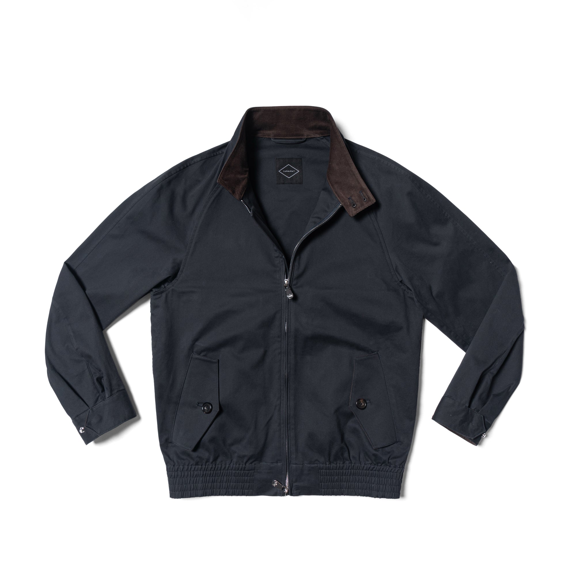 Navy Cotton Blending G9 Jacket #244