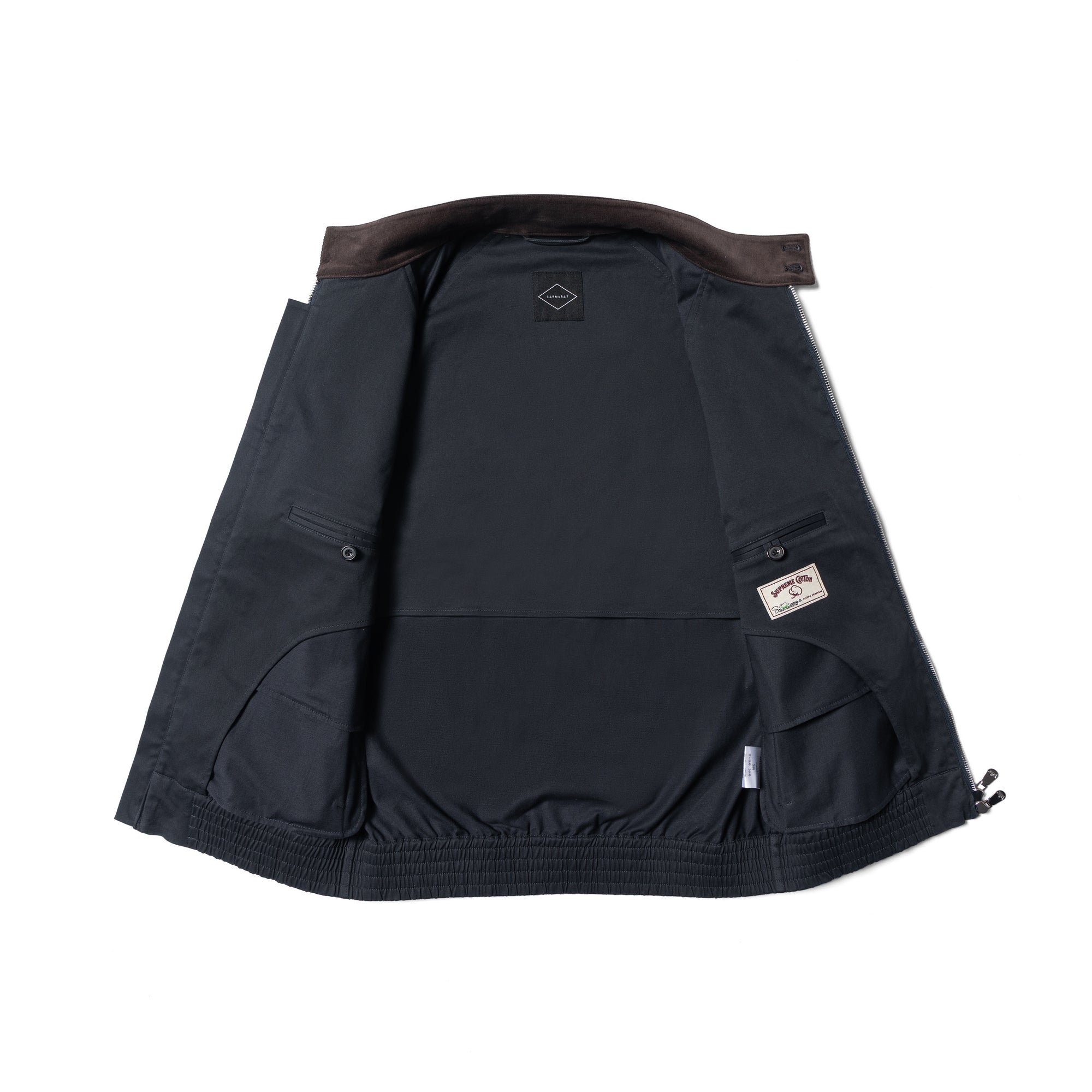 Navy Cotton Blending G9 Jacket #244