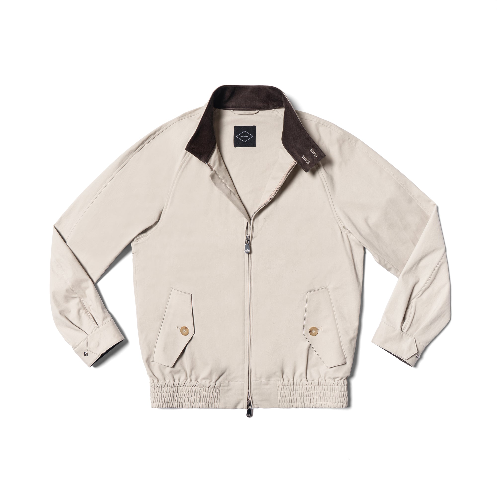 Beige Cotton Blending G9 Jacket #242