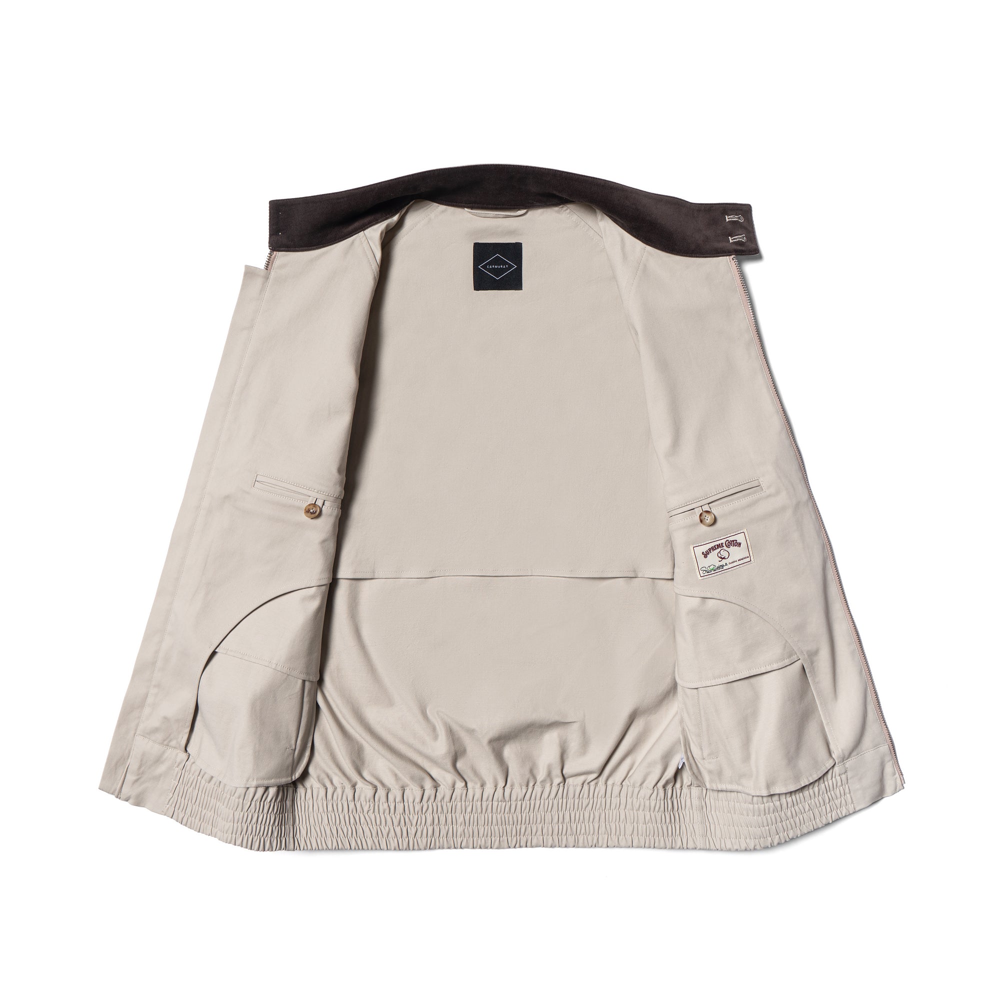 Beige Cotton Blending G9 Jacket #242
