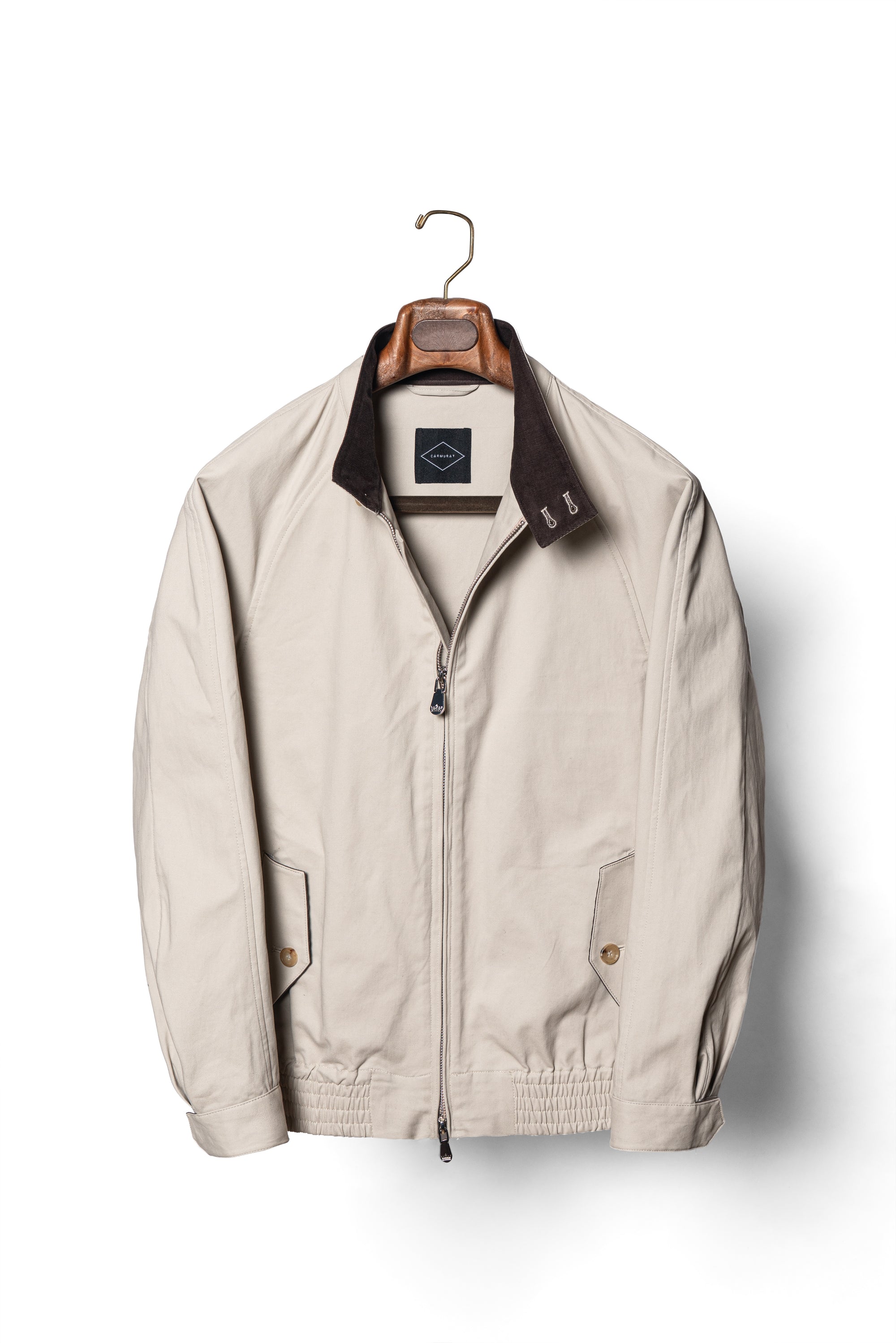 Beige Cotton Blending G9 Jacket #242