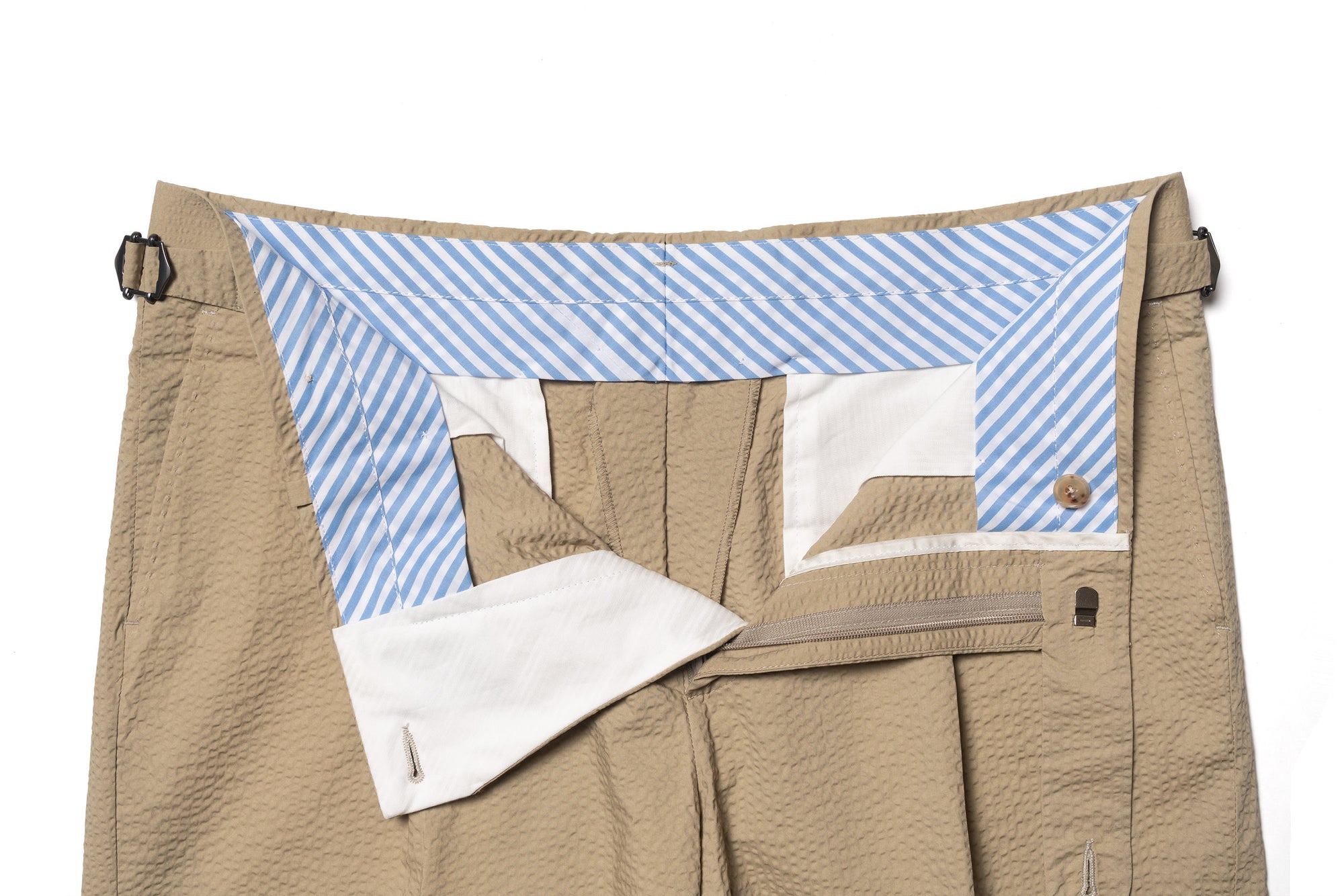 Cotton Seersucker Shorts