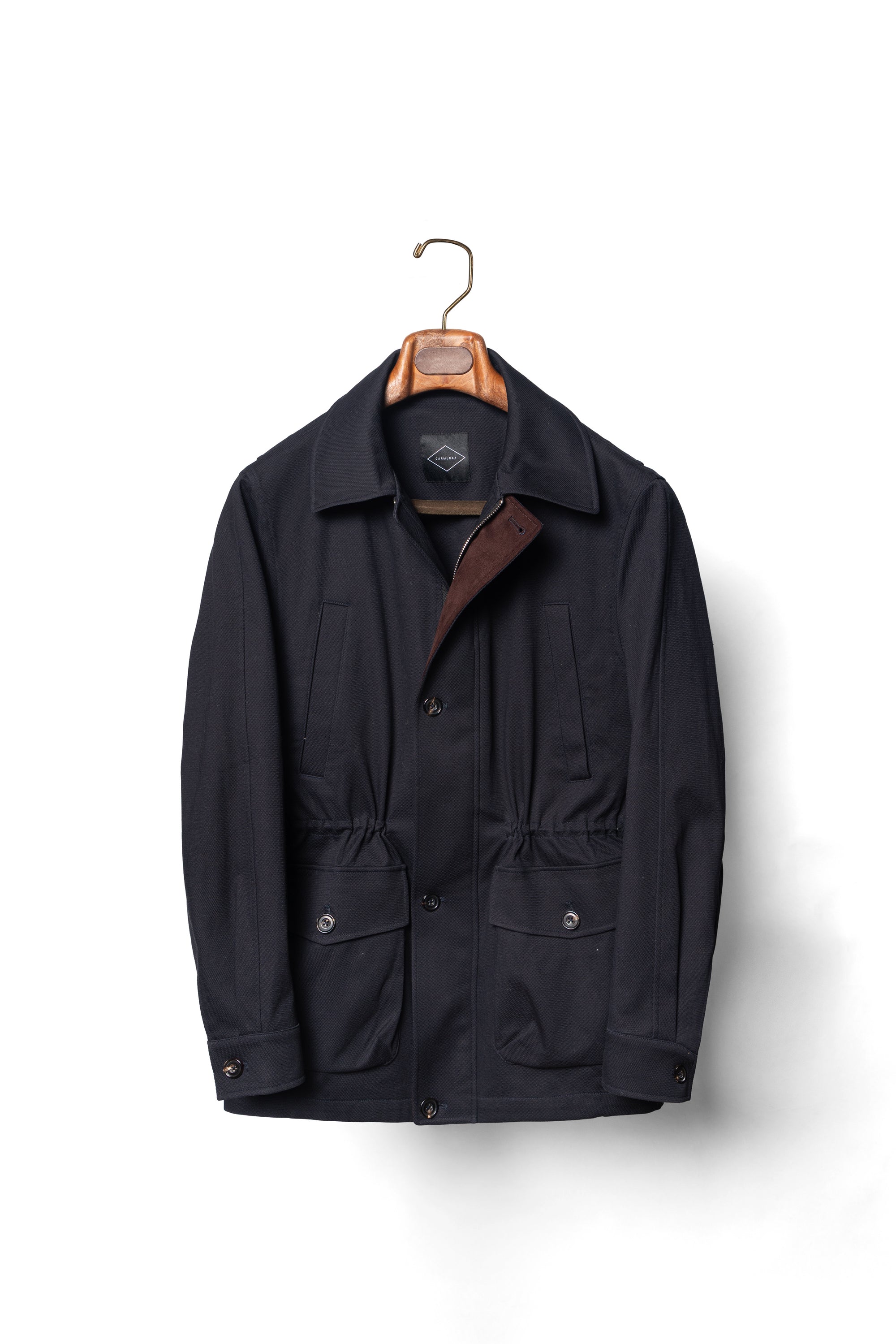 Navy Cotton Blending Charles Jacket #246
