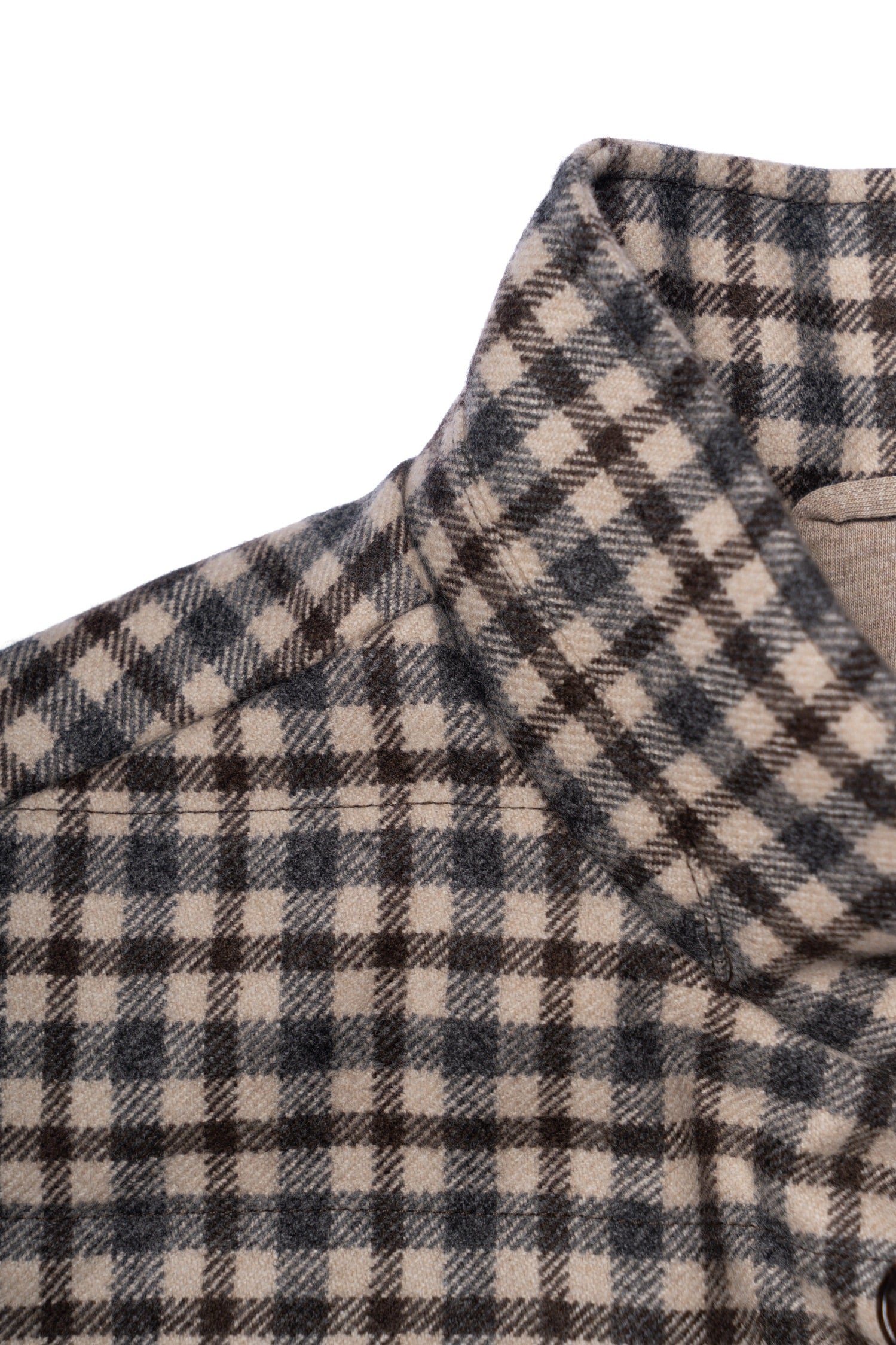 MTO Mocha Gun Club Cashmere Gilet #334