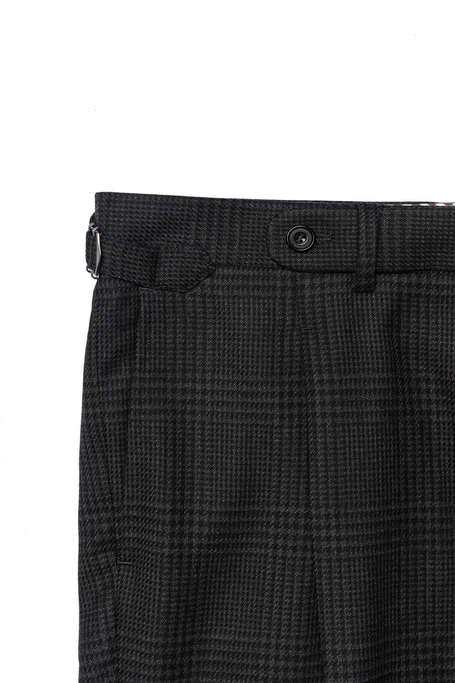 MTO Charcoal Glen Check 17 Micron 130s Suit #1027