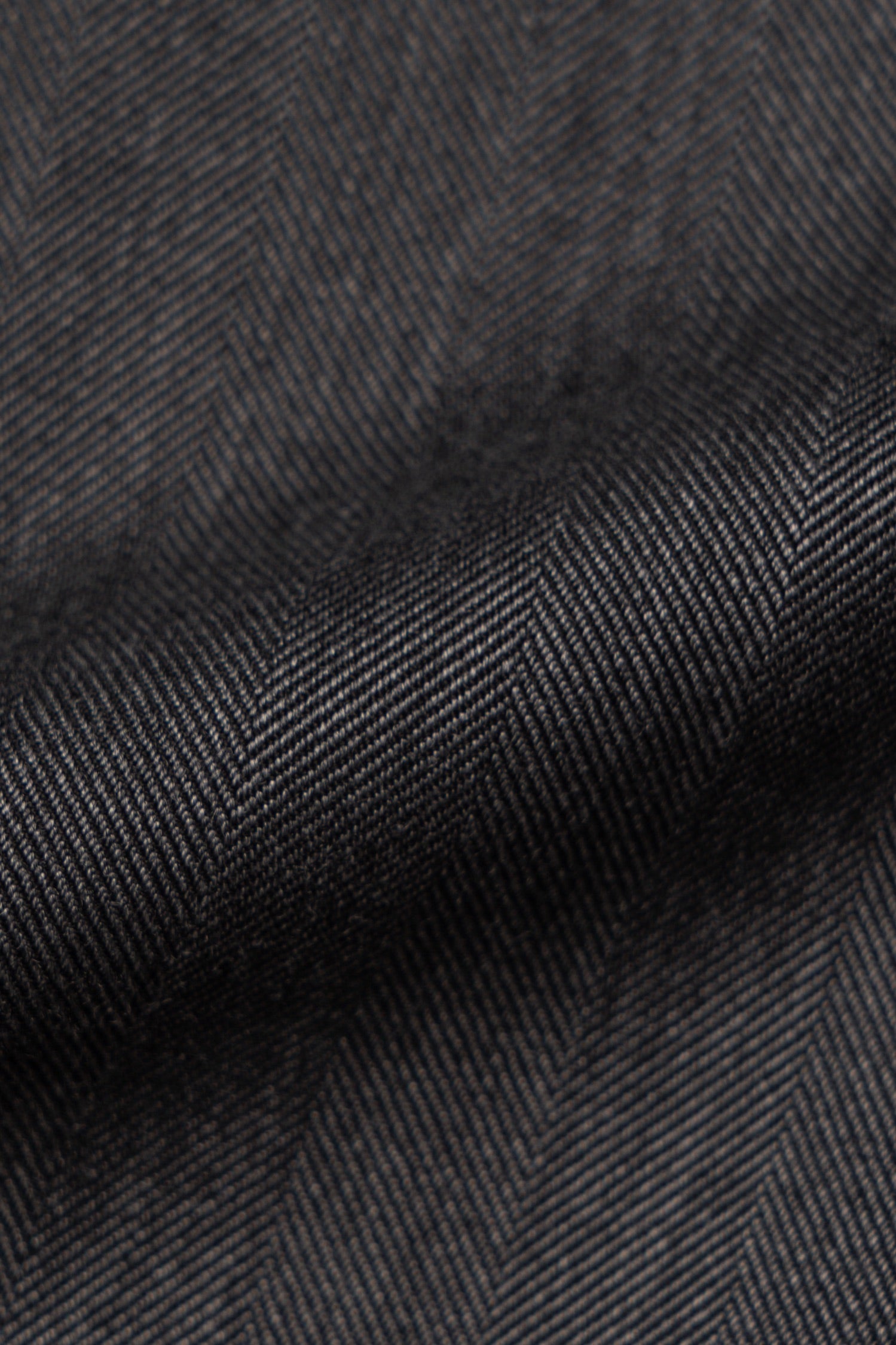 MTO Dark Grey Herringbone 17 Micron 130s Suit #1024