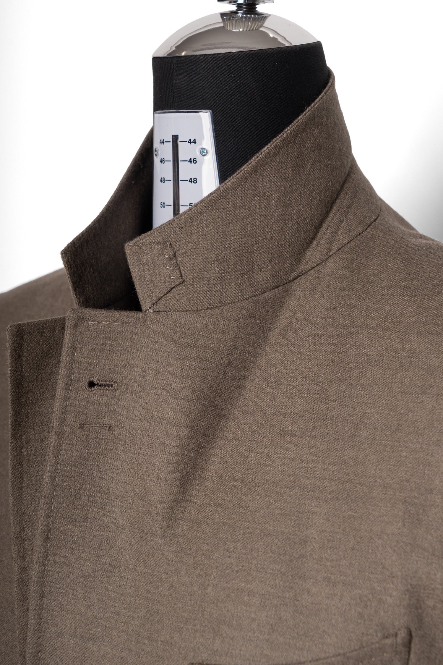 MTO Mocha Twill 120s Worsted Flannel Suit #985
