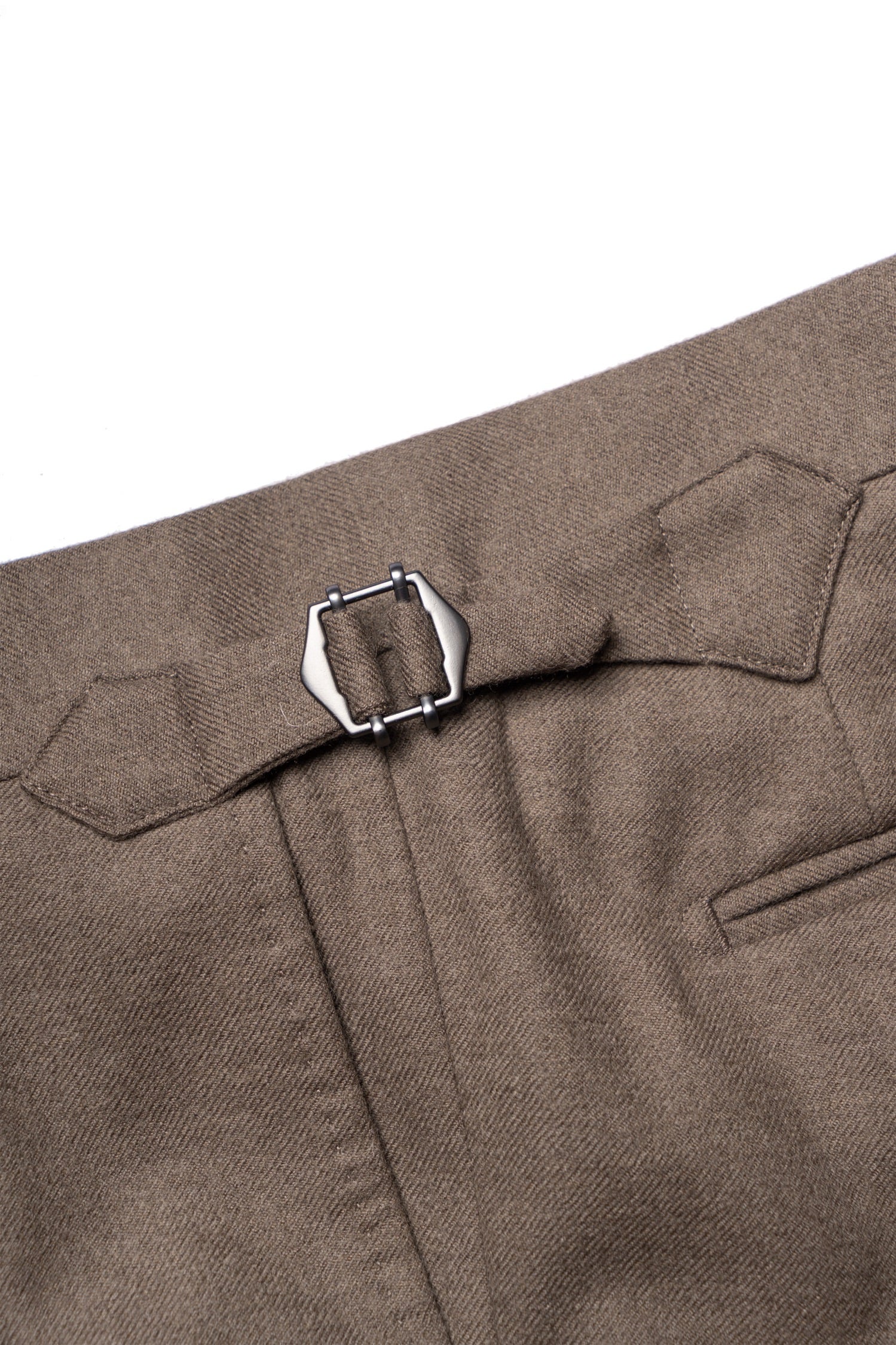 MTO Mocha Twill 120s Worsted Flannel Suit #985