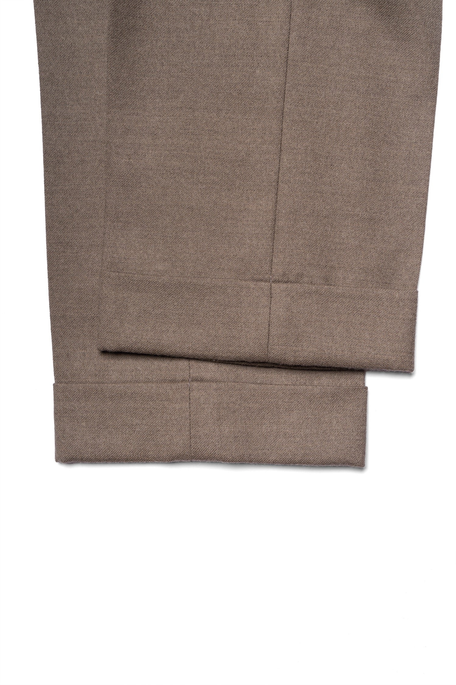 MTO Mocha Twill 120s Worsted Flannel Suit #985
