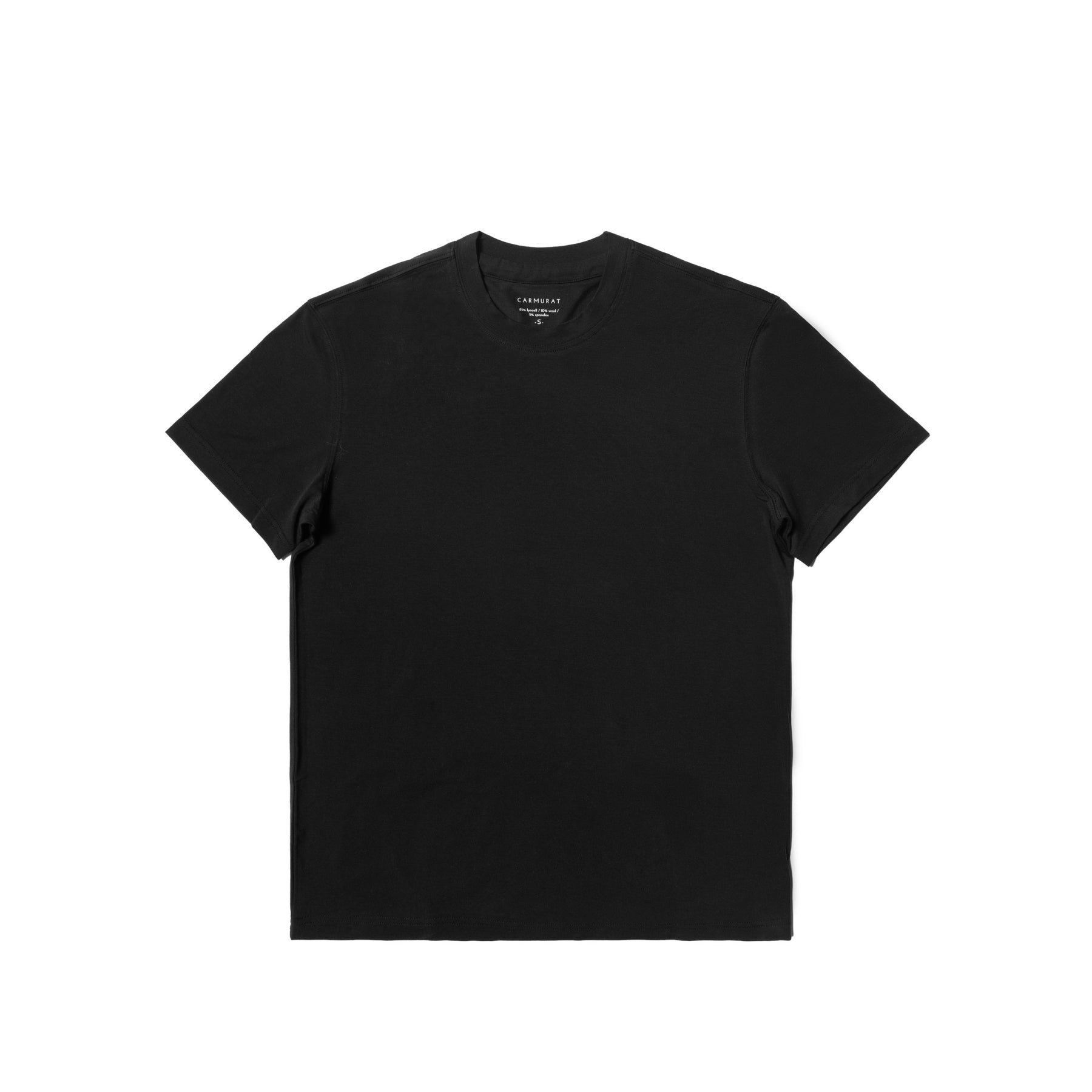 Ivory/Black/Camel/Grey/Dark Green Wool Blending Short Sleeve T Shirt