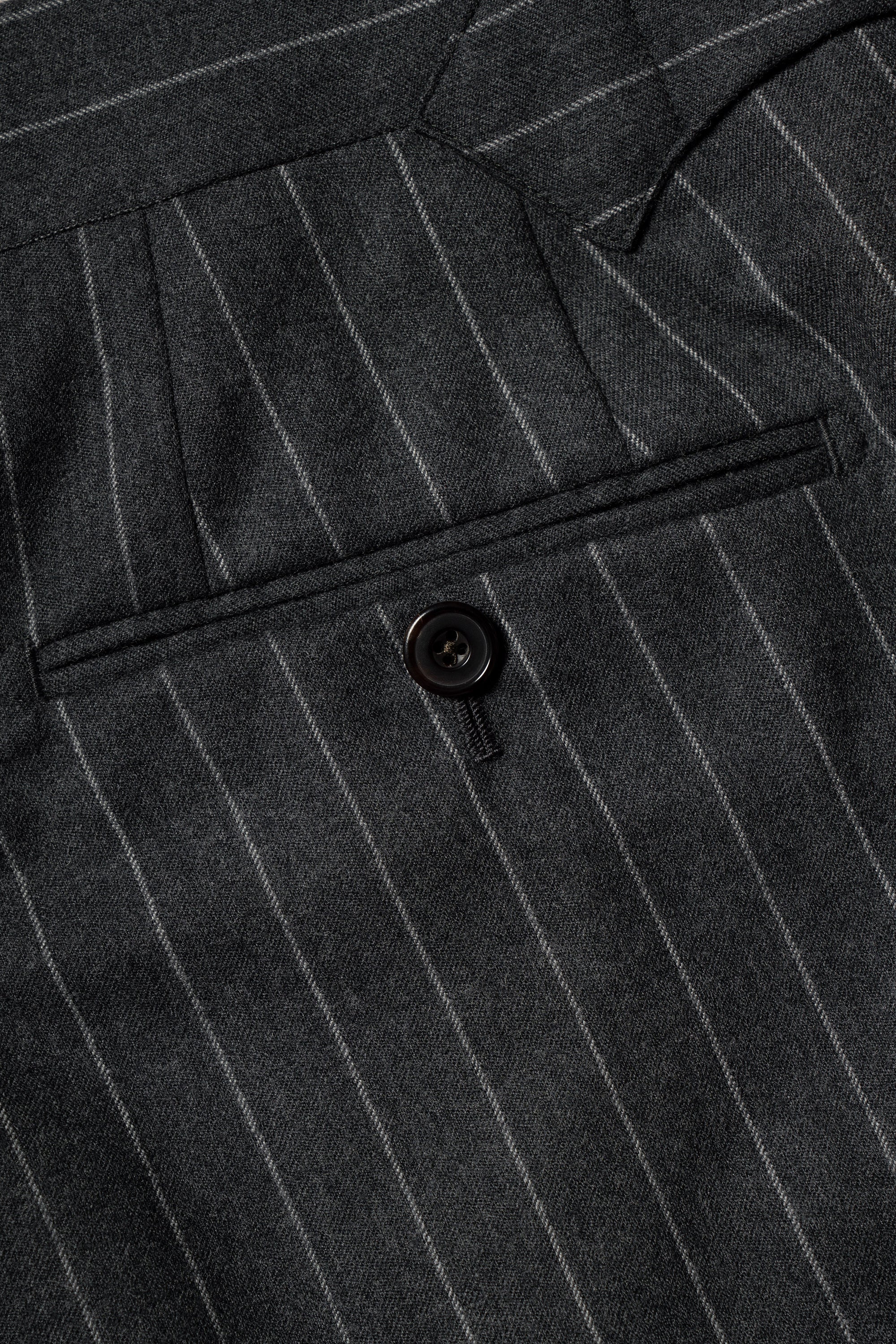 Grey Chalkstripe Flannel Suit #240