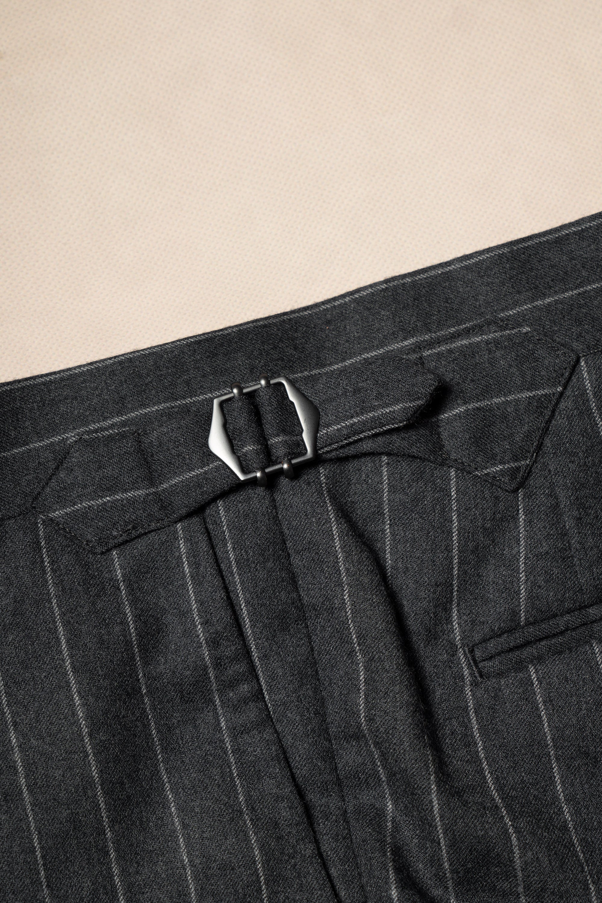 Grey Chalkstripe Flannel Suit #240