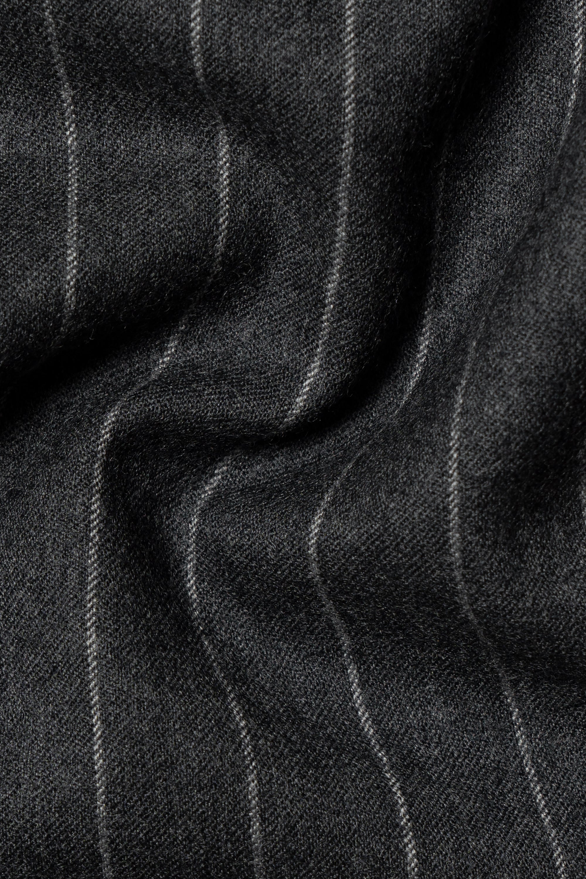 Grey Chalkstripe Flannel Suit #240