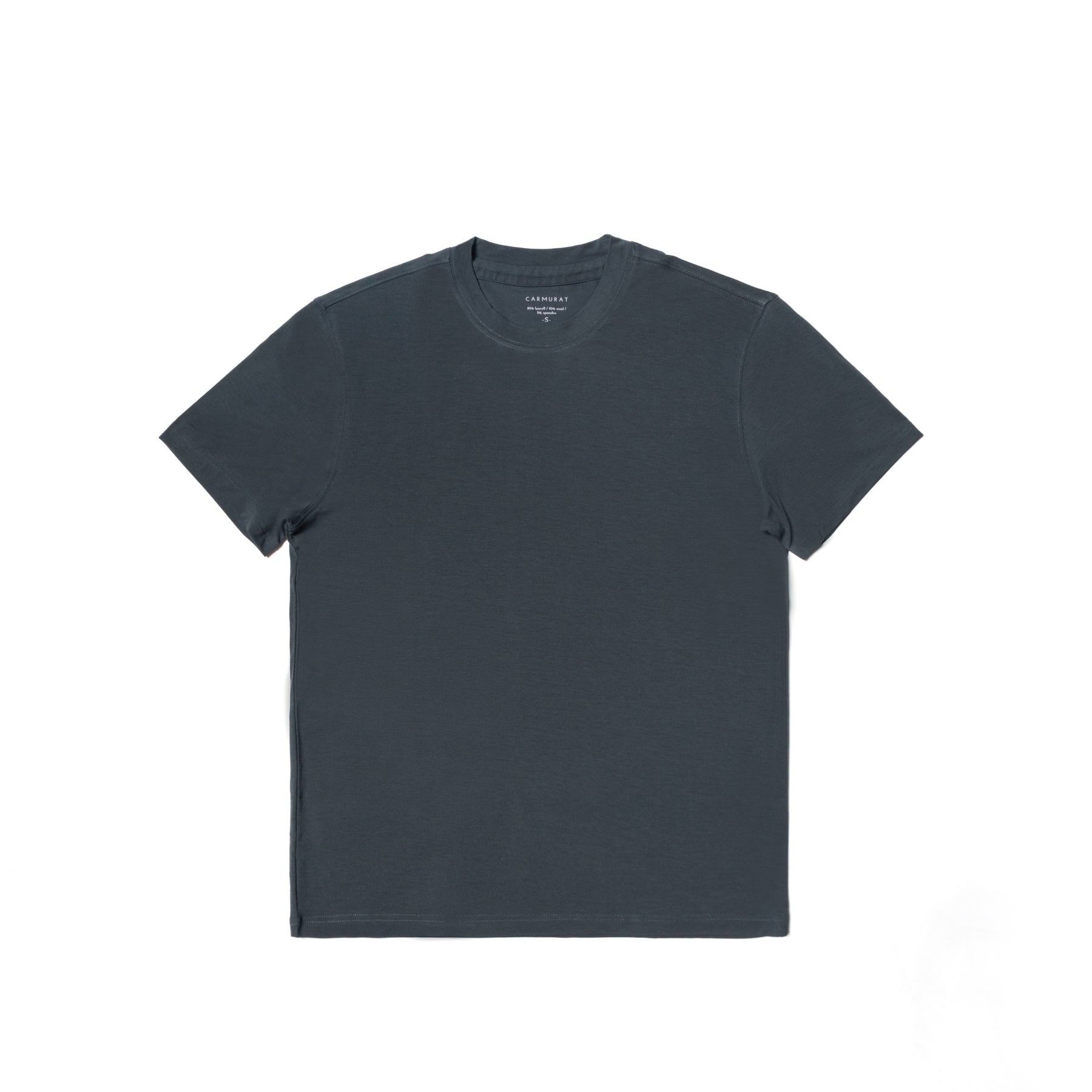Ivory/Black/Camel/Grey/Dark Green Wool Blending Short Sleeve T Shirt
