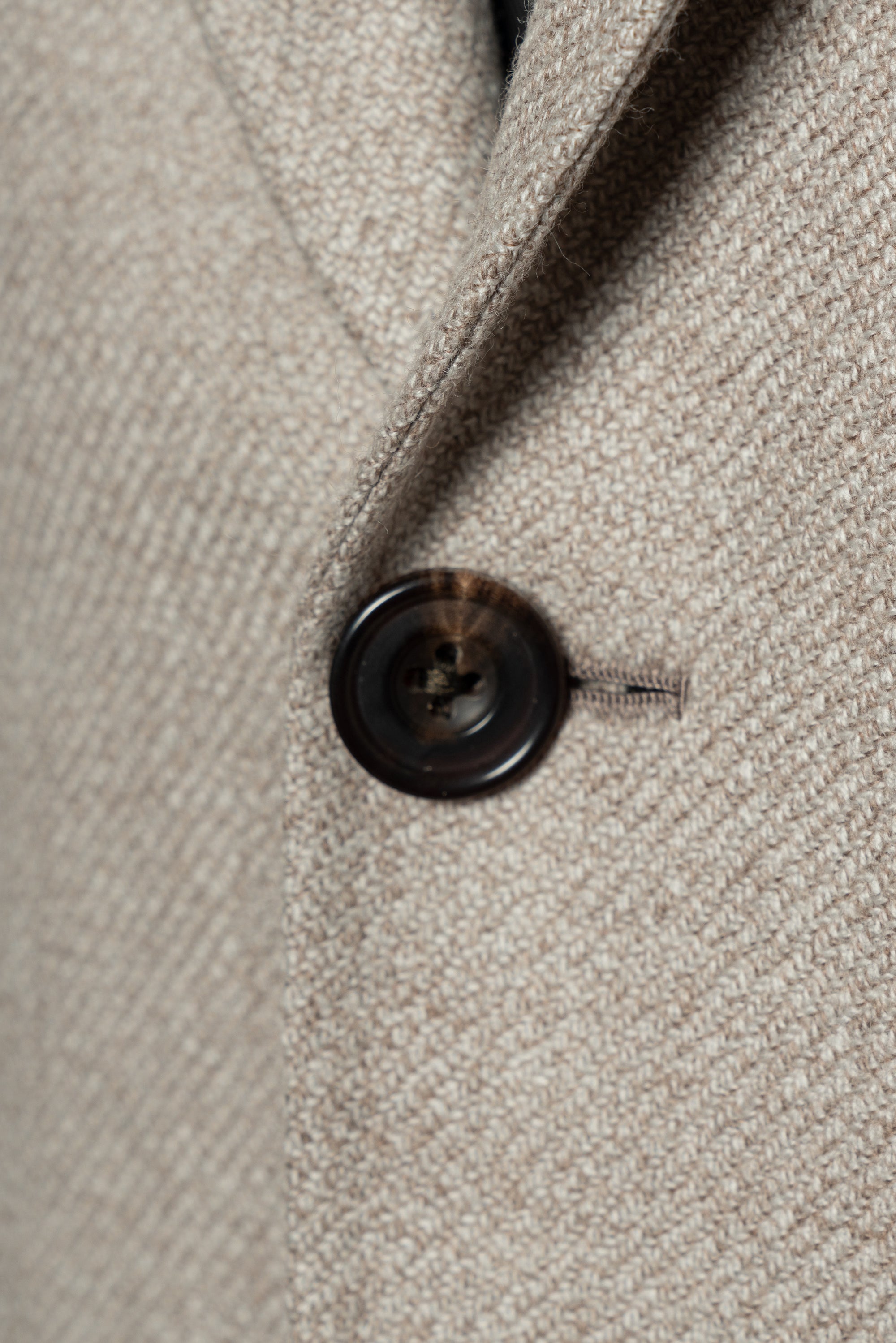 MTO Oatmeal Undyed Wool Jacket #244