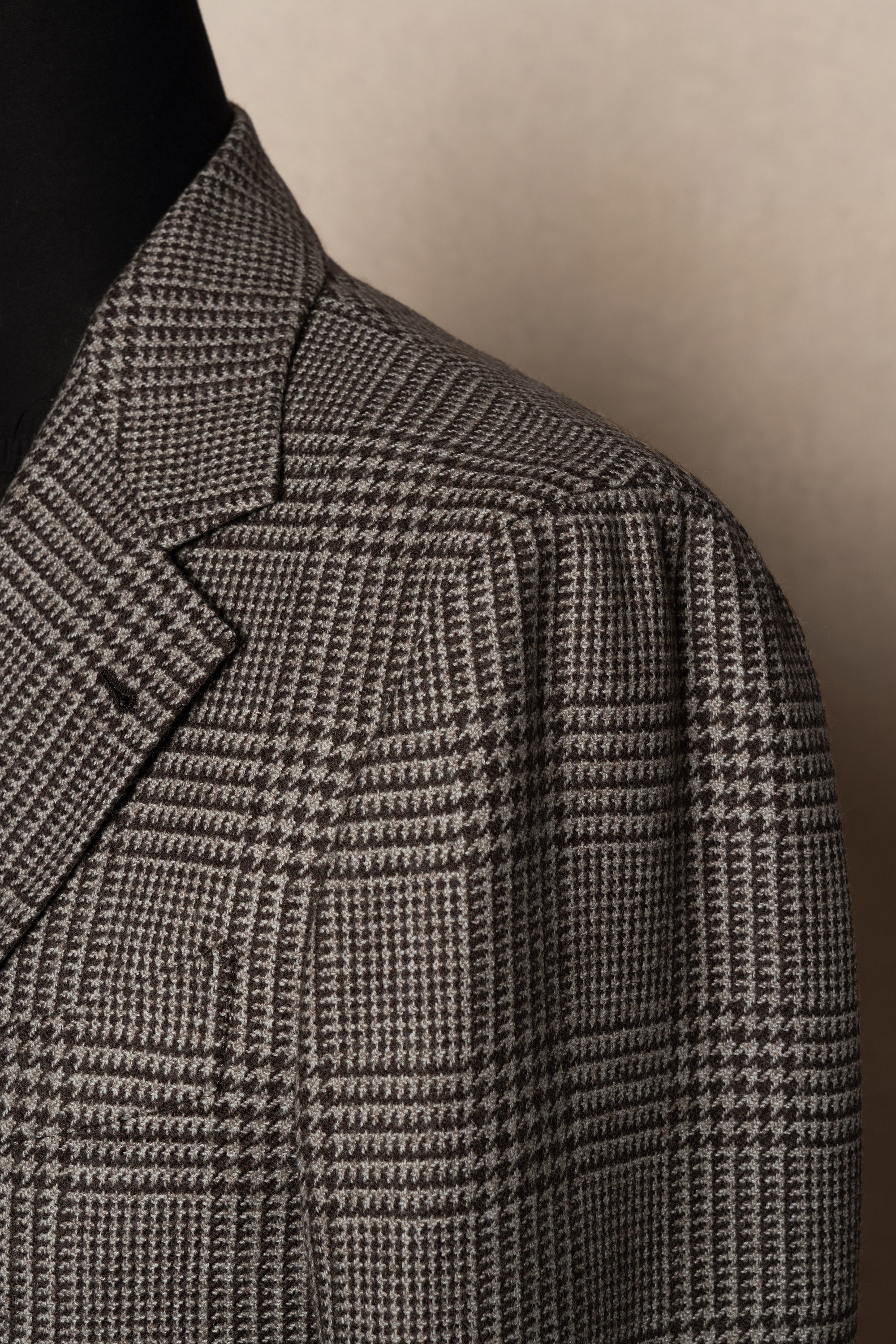 MTO Brown Glen Check Jacket #243