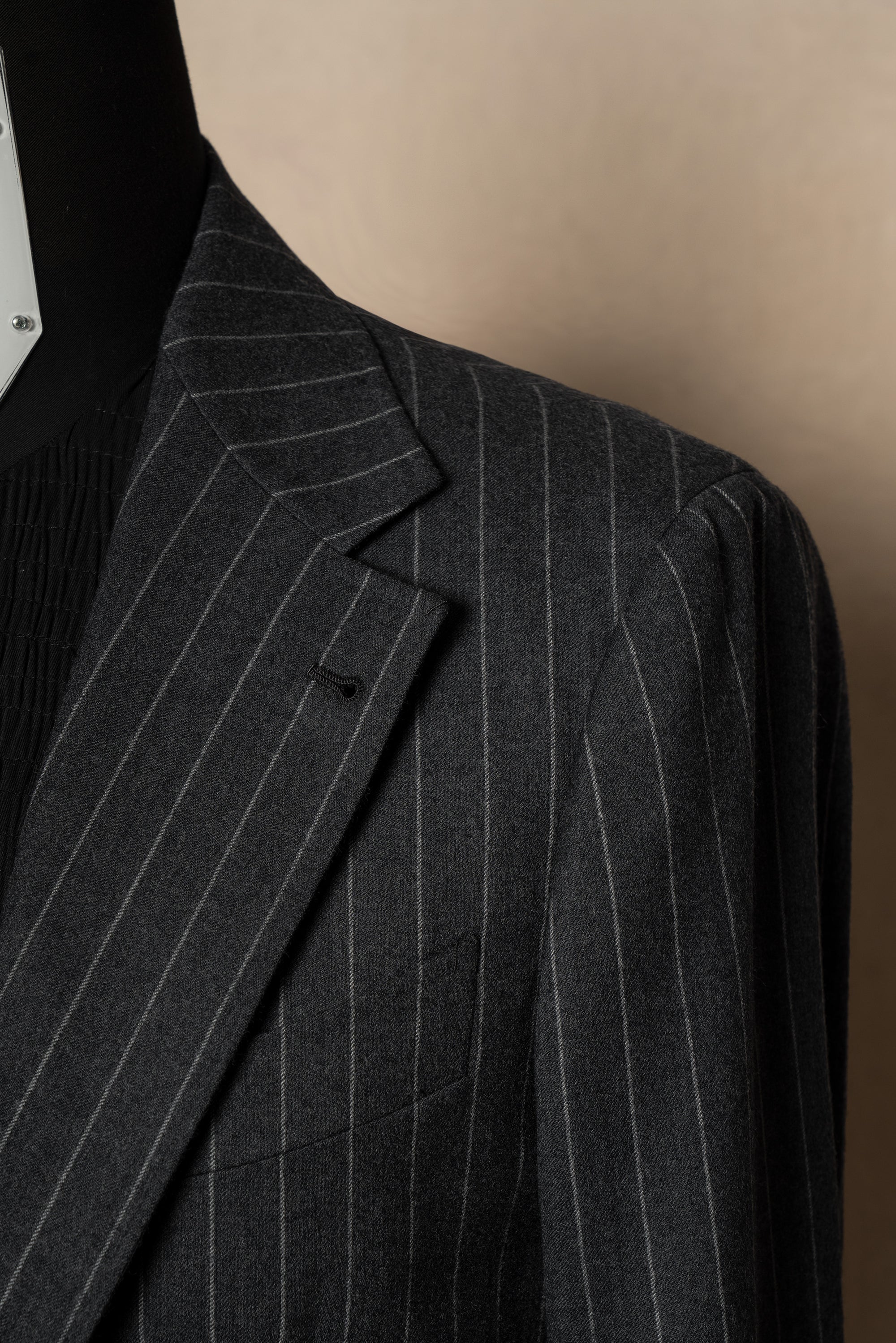 Grey Chalkstripe Flannel Suit #240