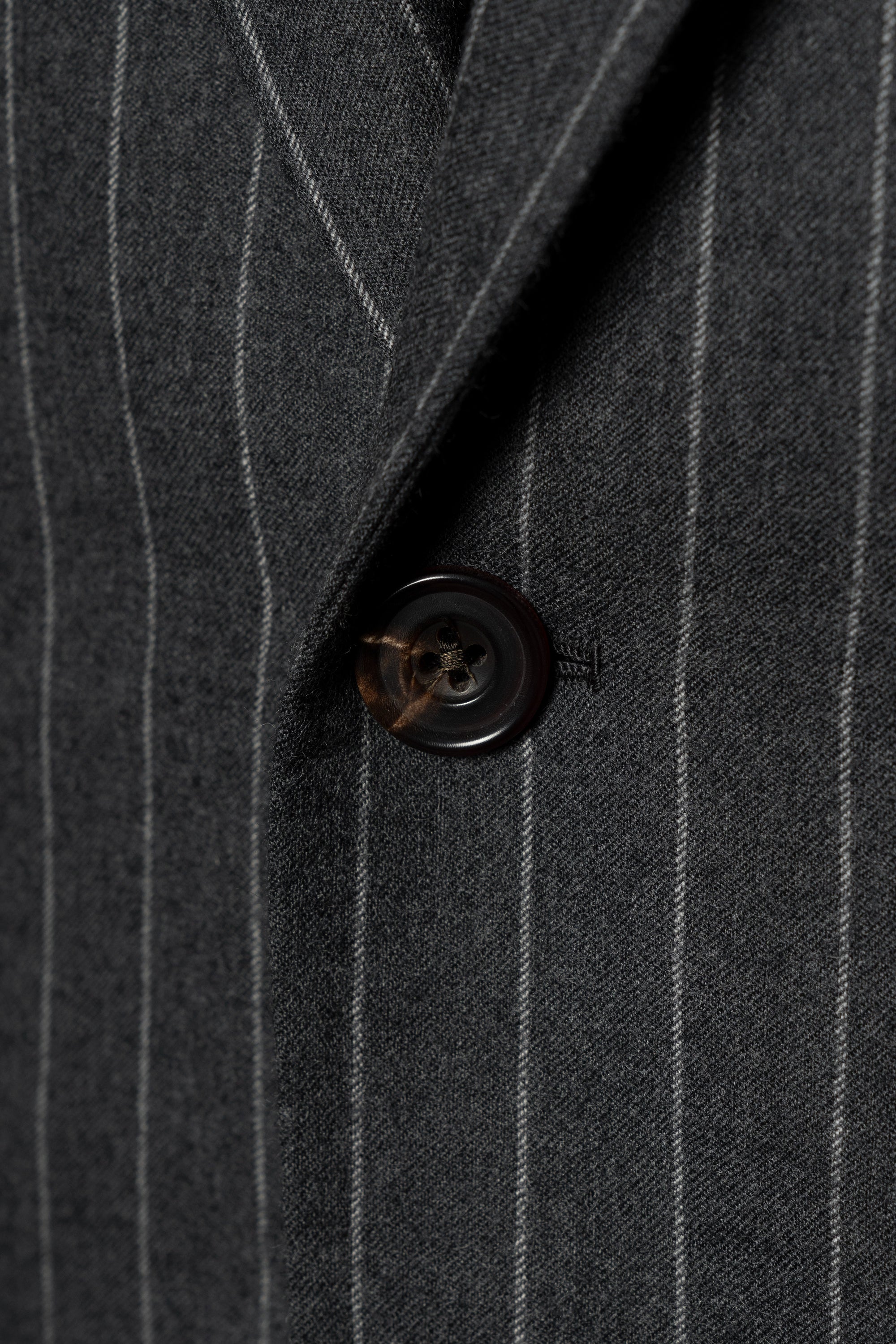 Grey Chalkstripe Flannel Suit #240