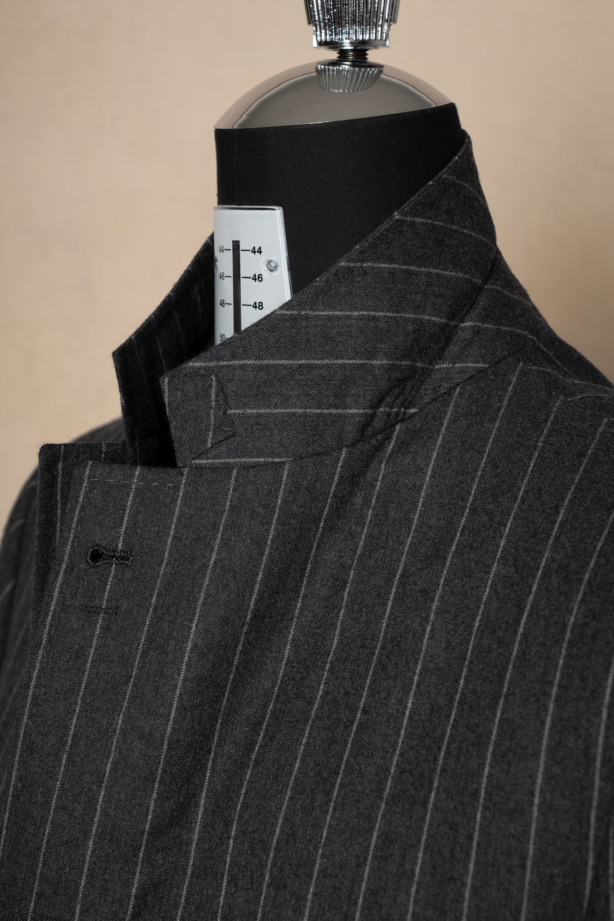 Grey Chalkstripe Flannel Suit #240