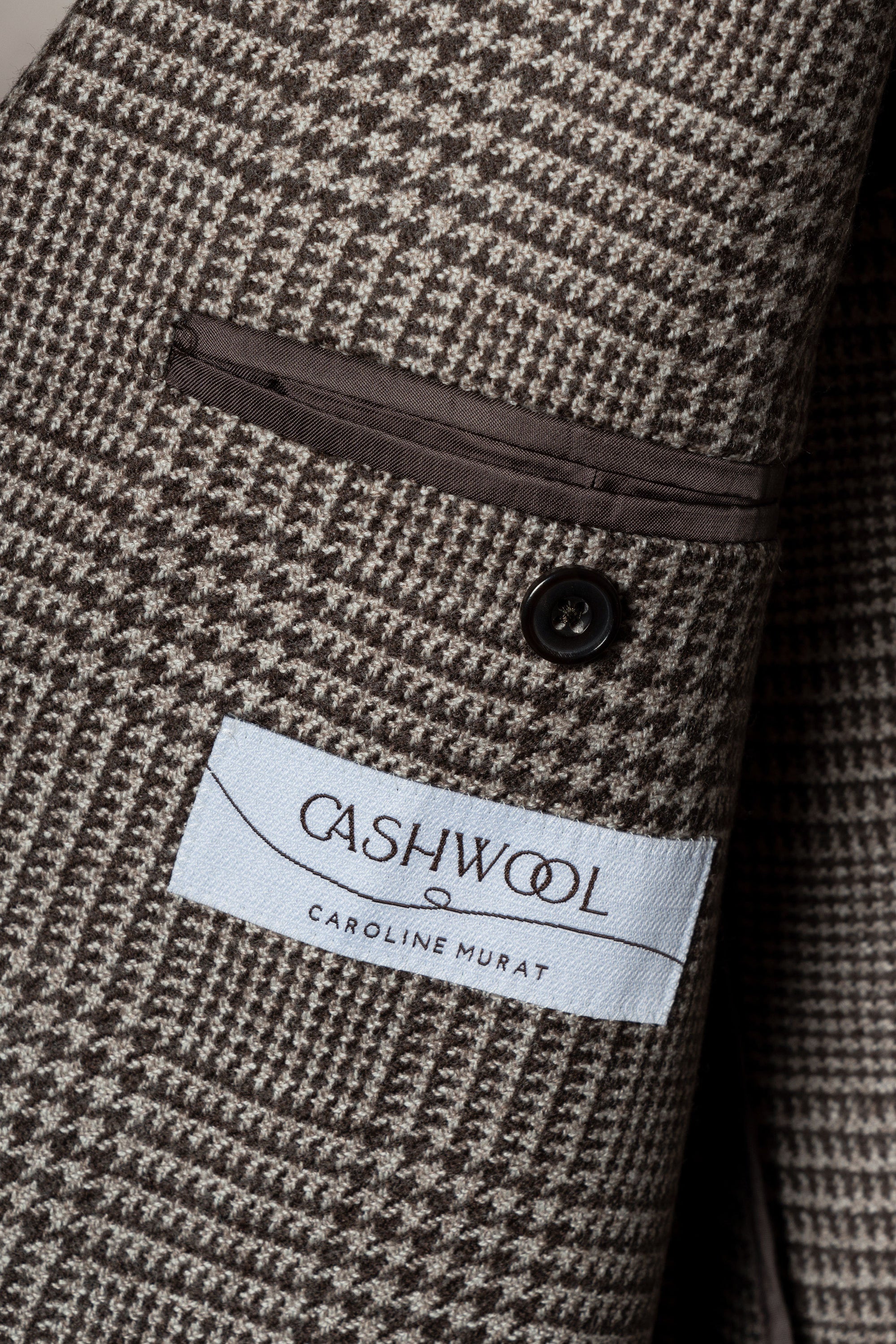 MTO Brown Glen Check Jacket #243