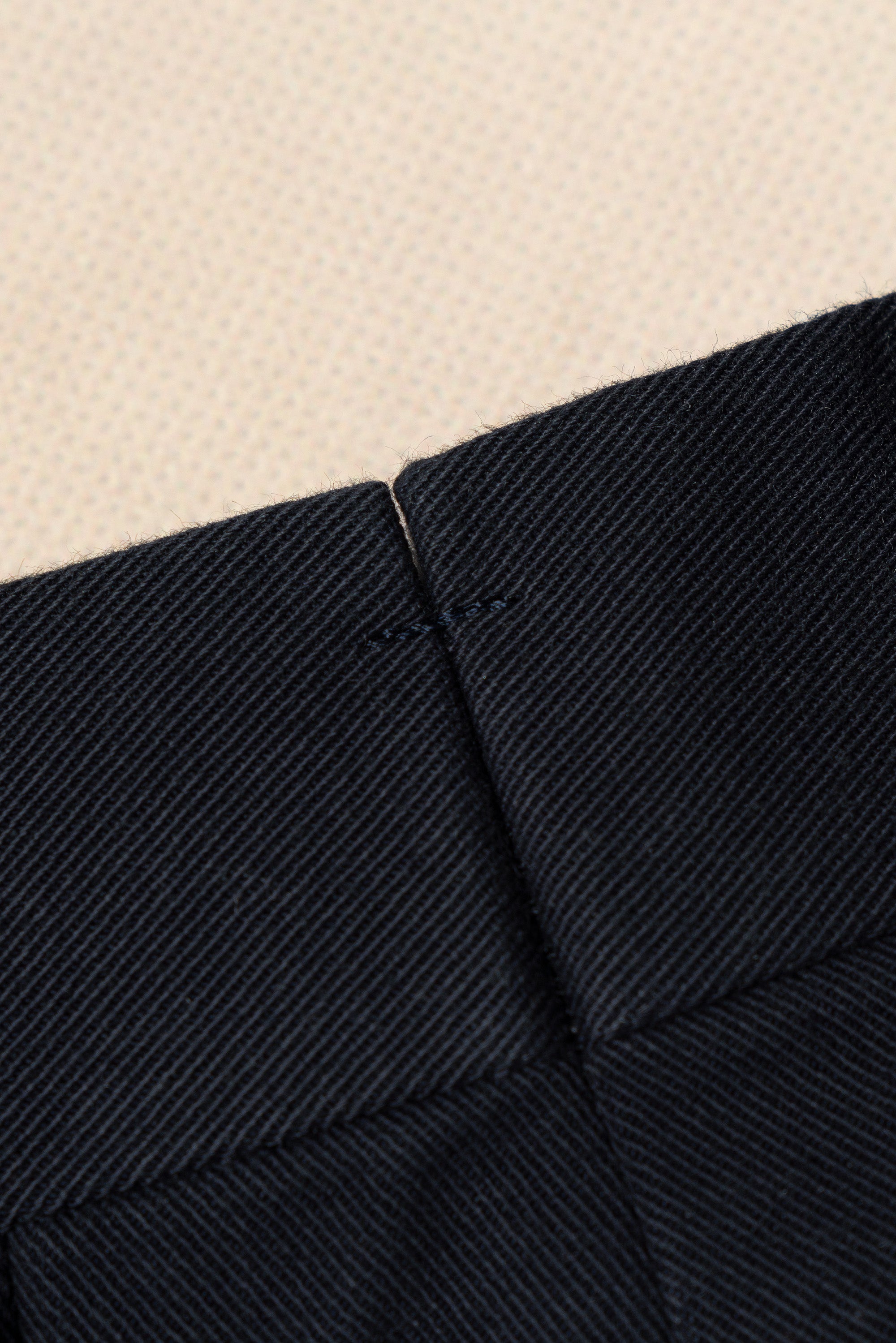 Navy Pima Cotton Trousers