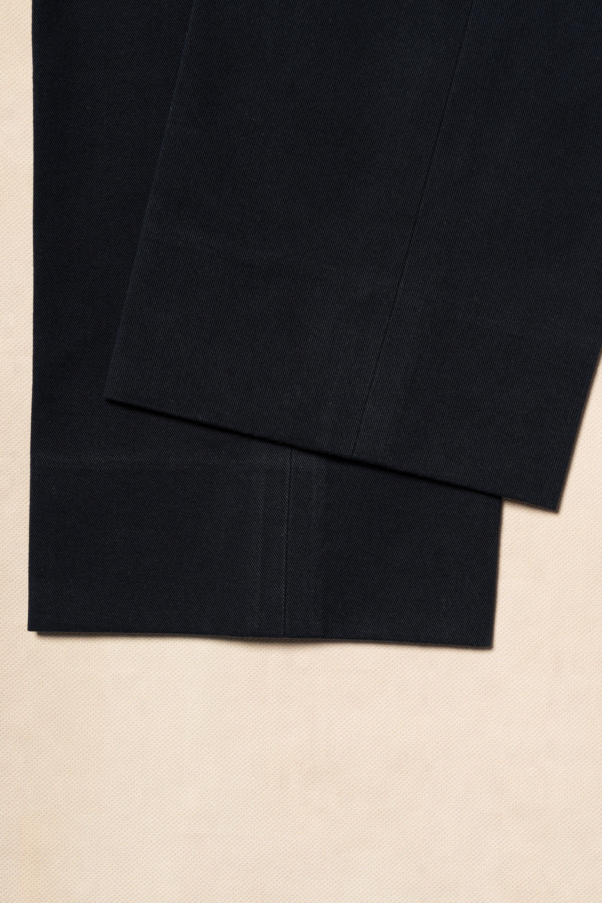 Navy Pima Cotton Trousers