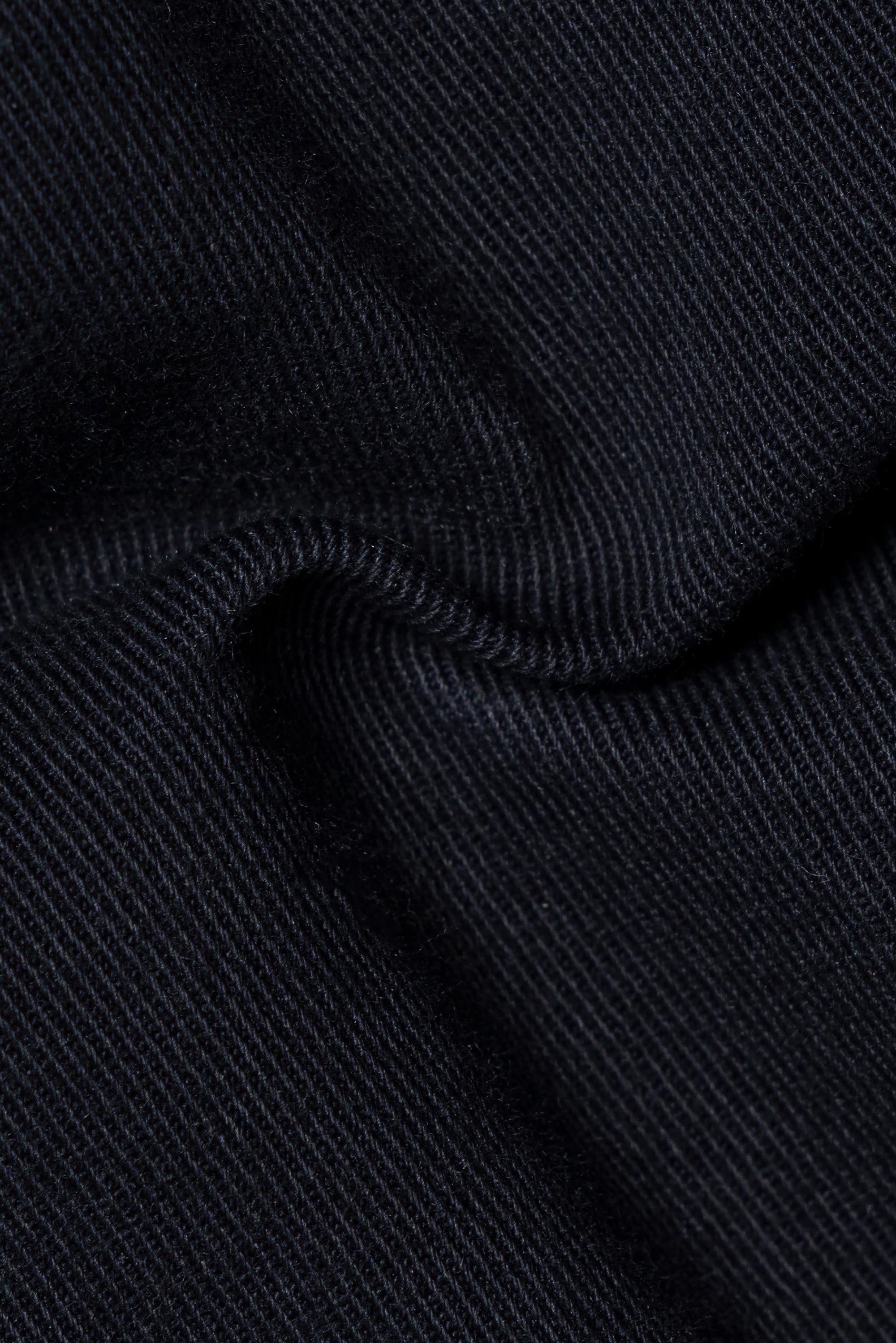 Navy Pima Cotton Trousers